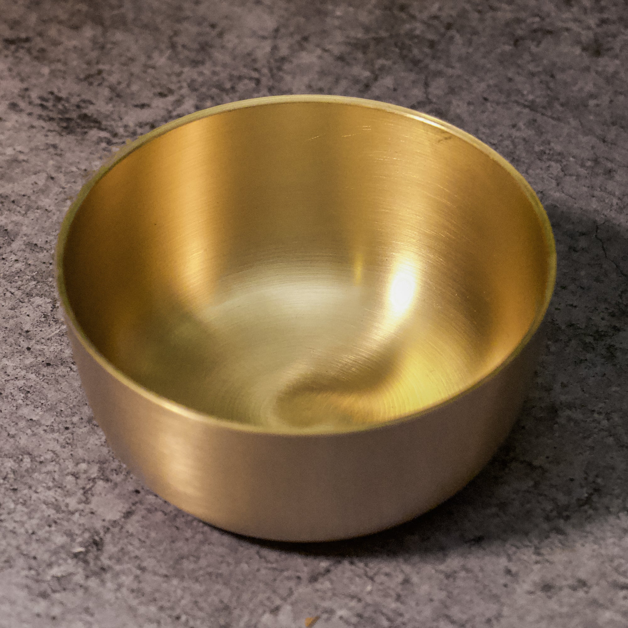 AMBI Pure 100% Lead Free Kansa Elegant Medium Serving Bowl Deep - 6.5 Inch Bowl - 950 ML