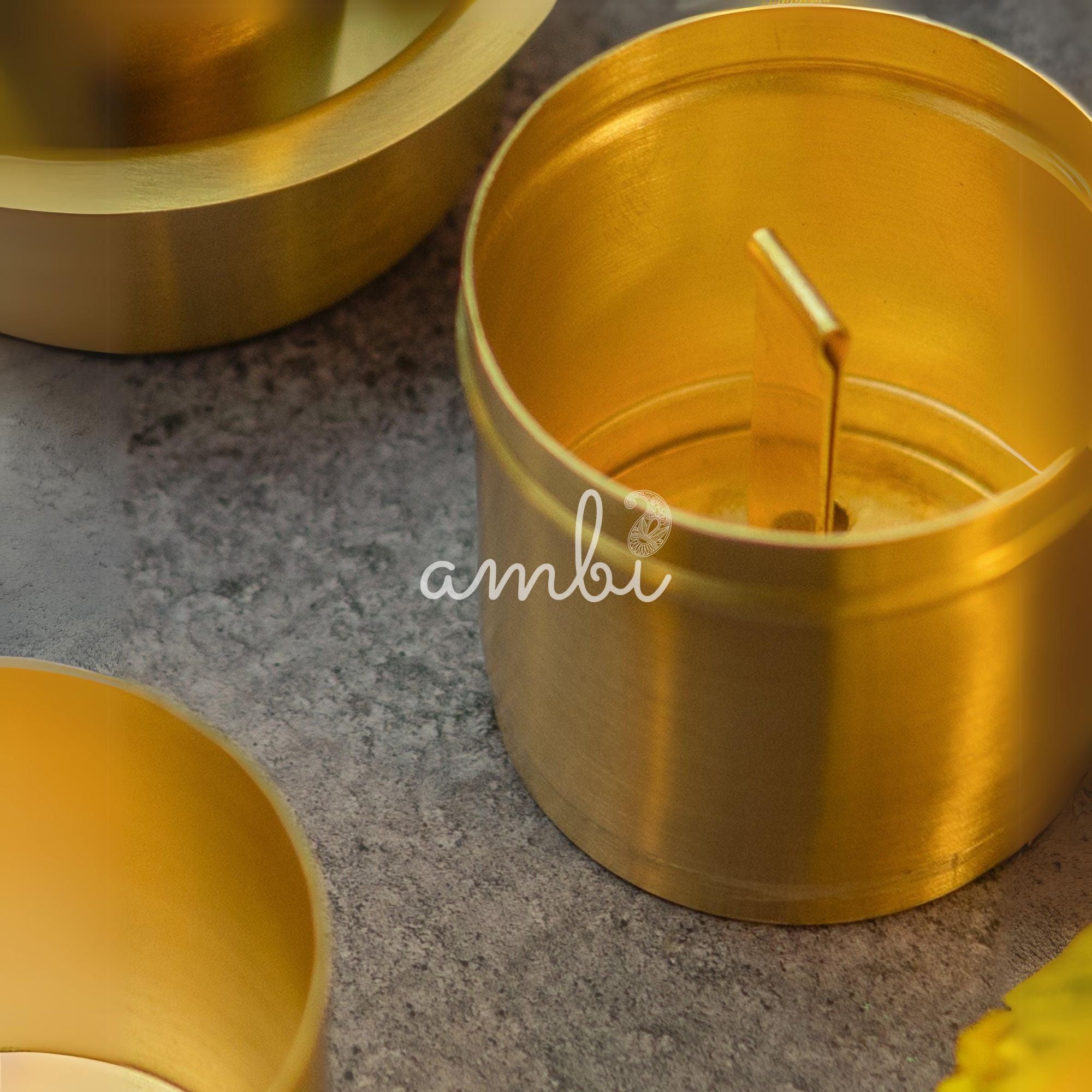 Pure Brass South Indian Coffee Brewing Filter (Small, 2-3 cups) 150 ML Lower Container