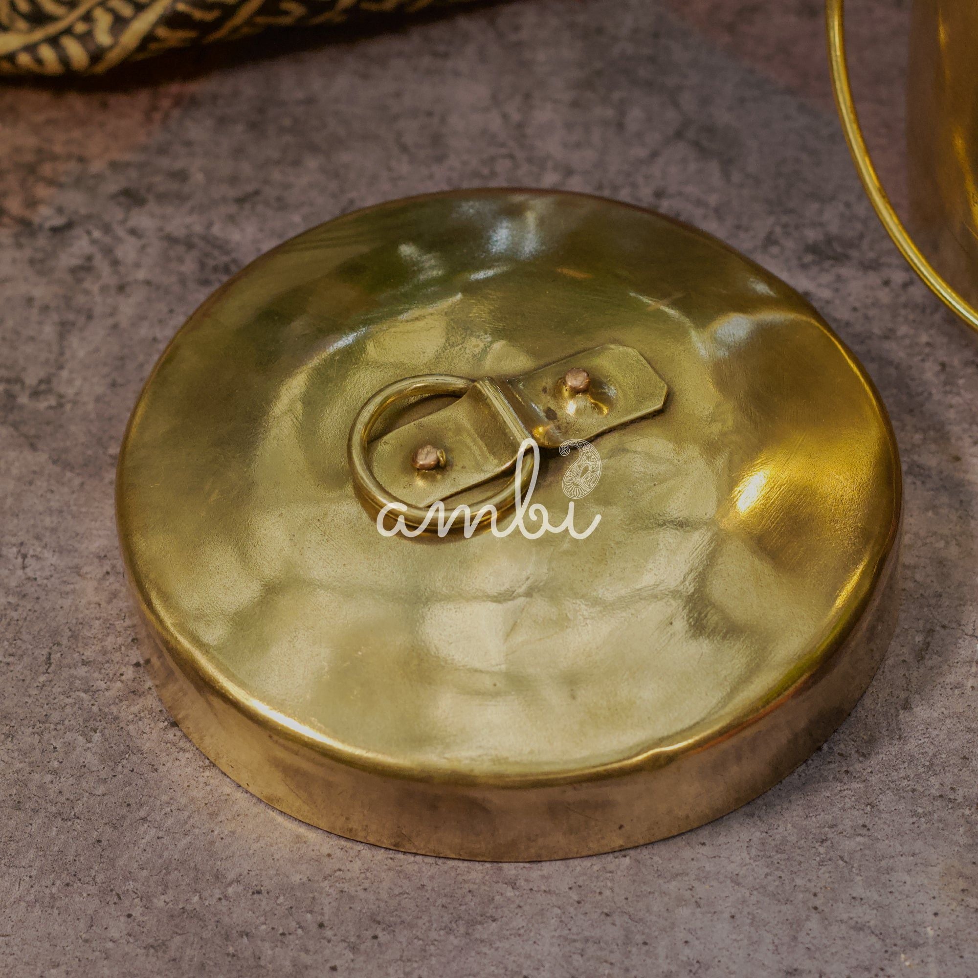 Vintage Brassware Storage Box (Bharni) - Small - 1 Litre