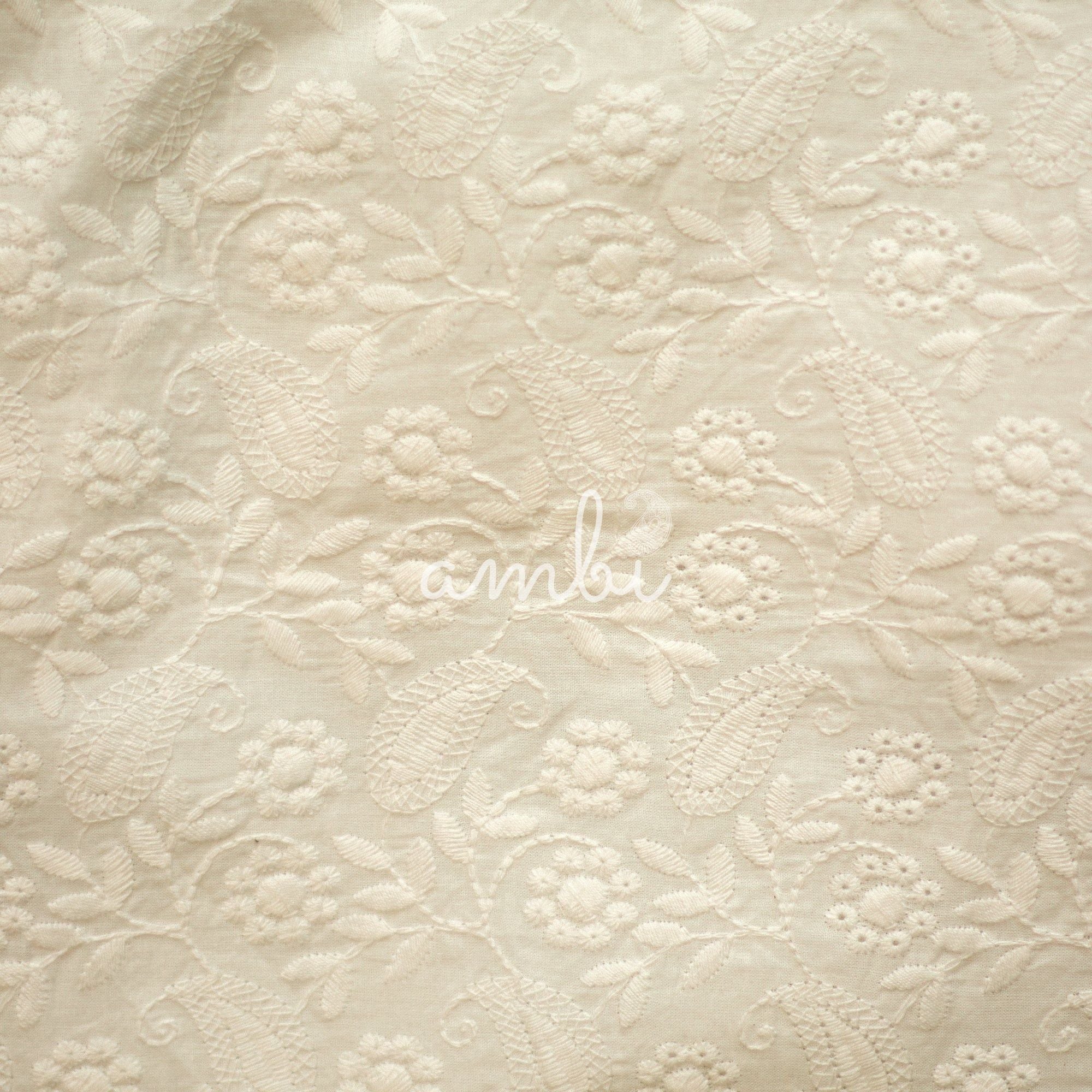 2026 Collection - Hand-Embroidered Plain White Crochet Cushion Cover - 16 X 16 inches - Set of 5