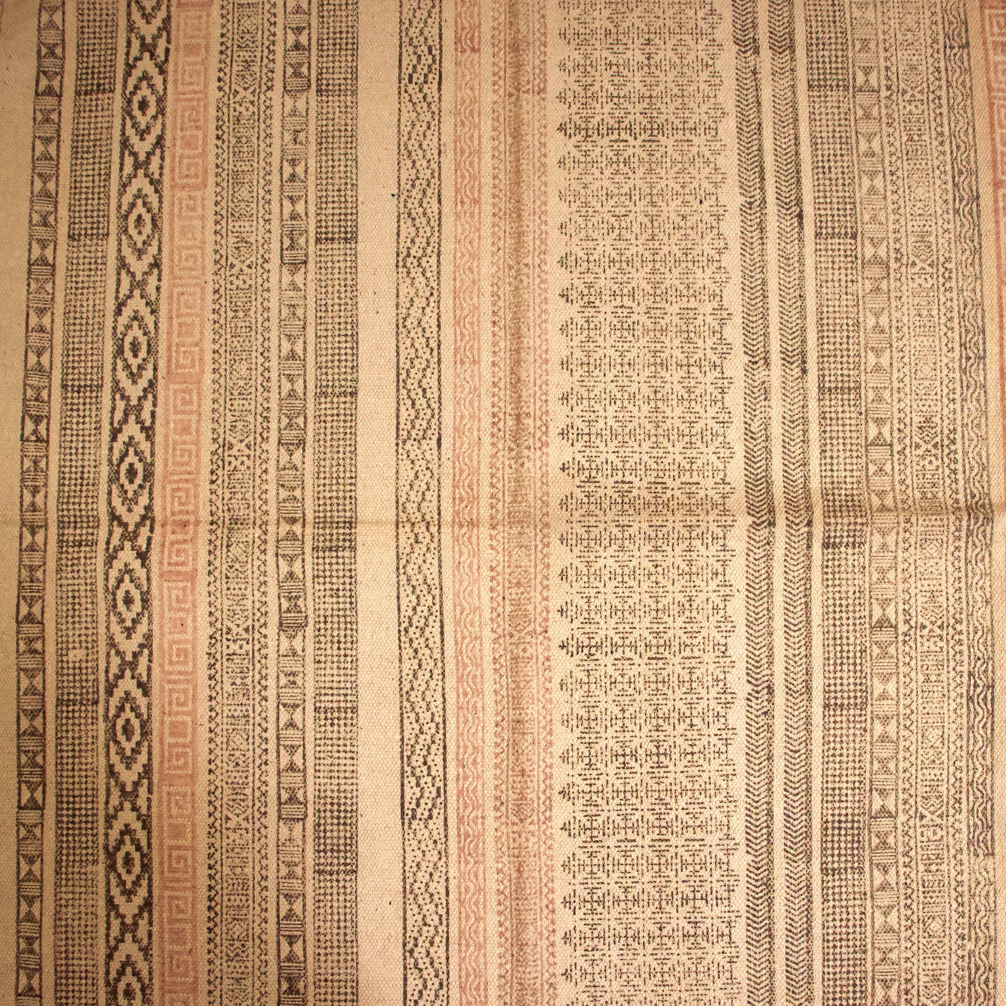 On Sale - Spring Pink Tassels Durrie / Rug featuring Elegance  4 X 6 Ft