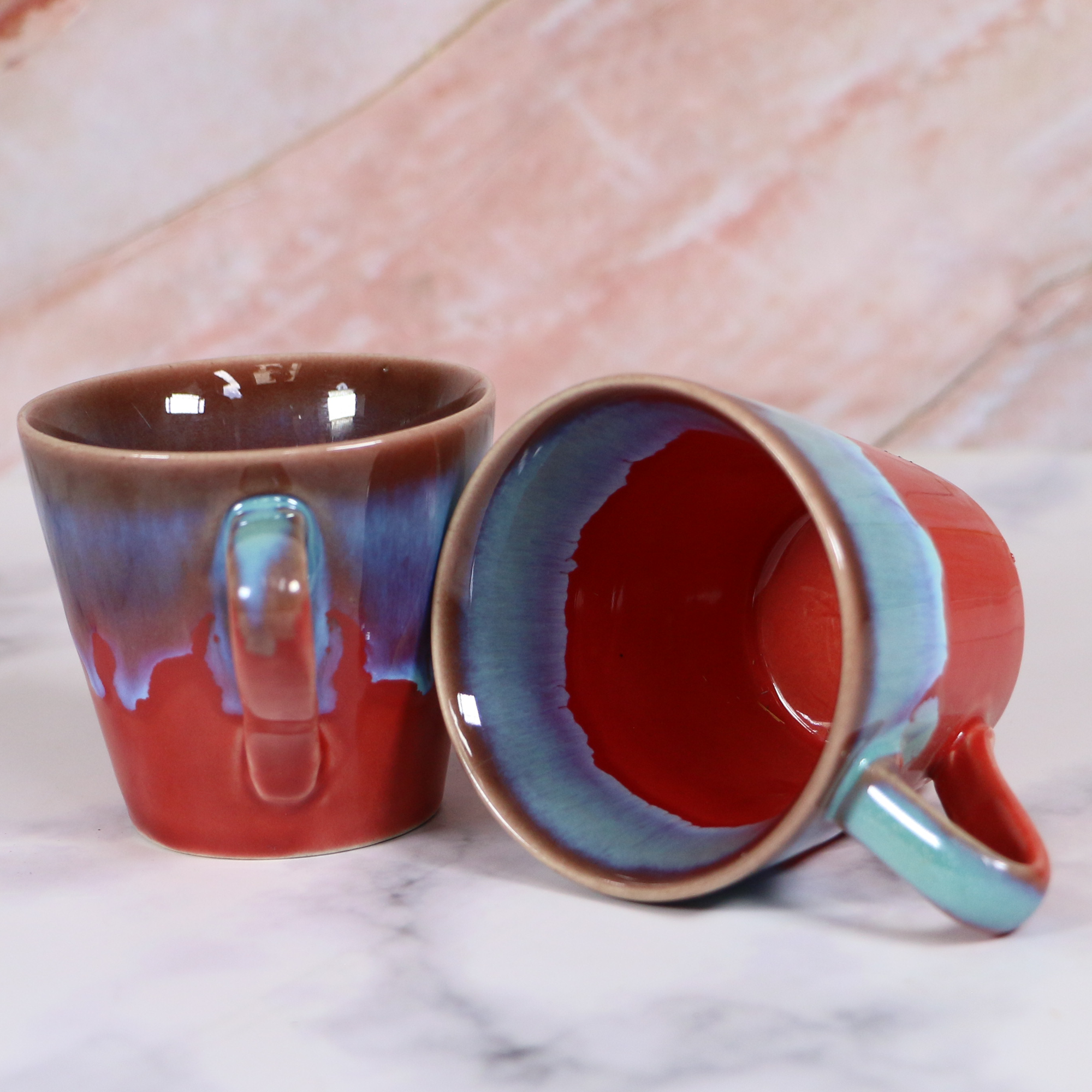 2026 - Ambi Pottery Handmade Coffee Cups Set of 2 (150 m each)