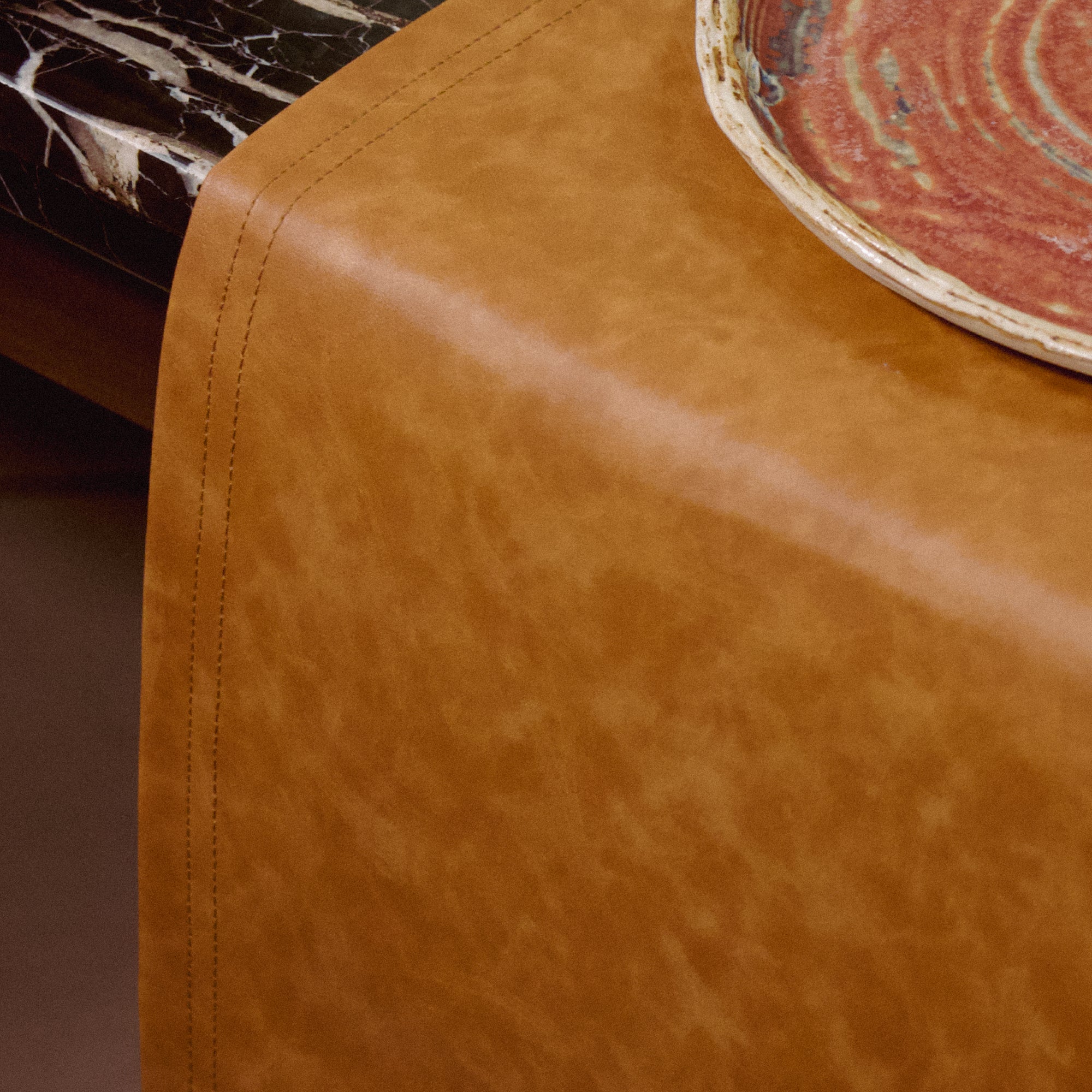 Vegan Leather Table Runner (Set of 1)