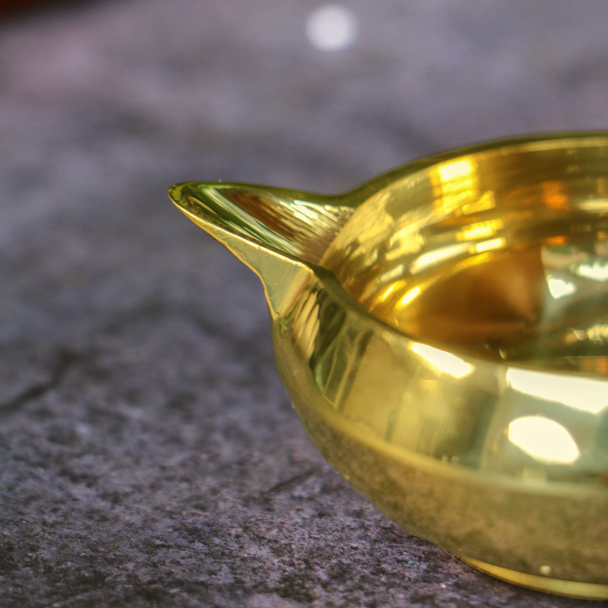 100% Pure Brass Kuber Deepam Diya for Pooja — Traditional Deepak | Ambi