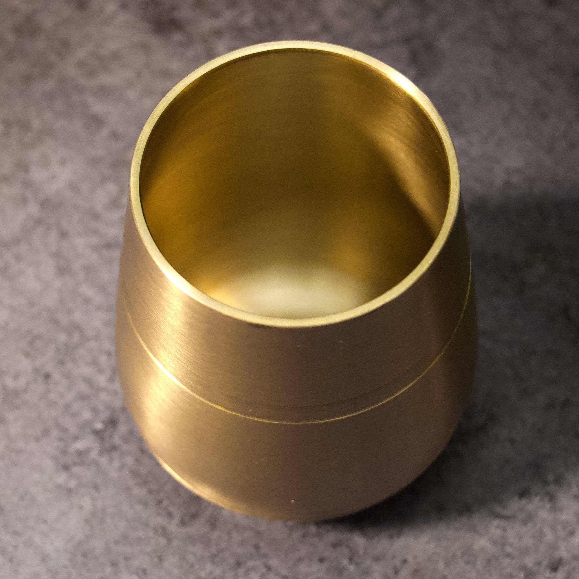 Ambi Heirloom Kansa Damru Glass 330 ML – Large Heritage Piece | 100% Lead-Free Bronze