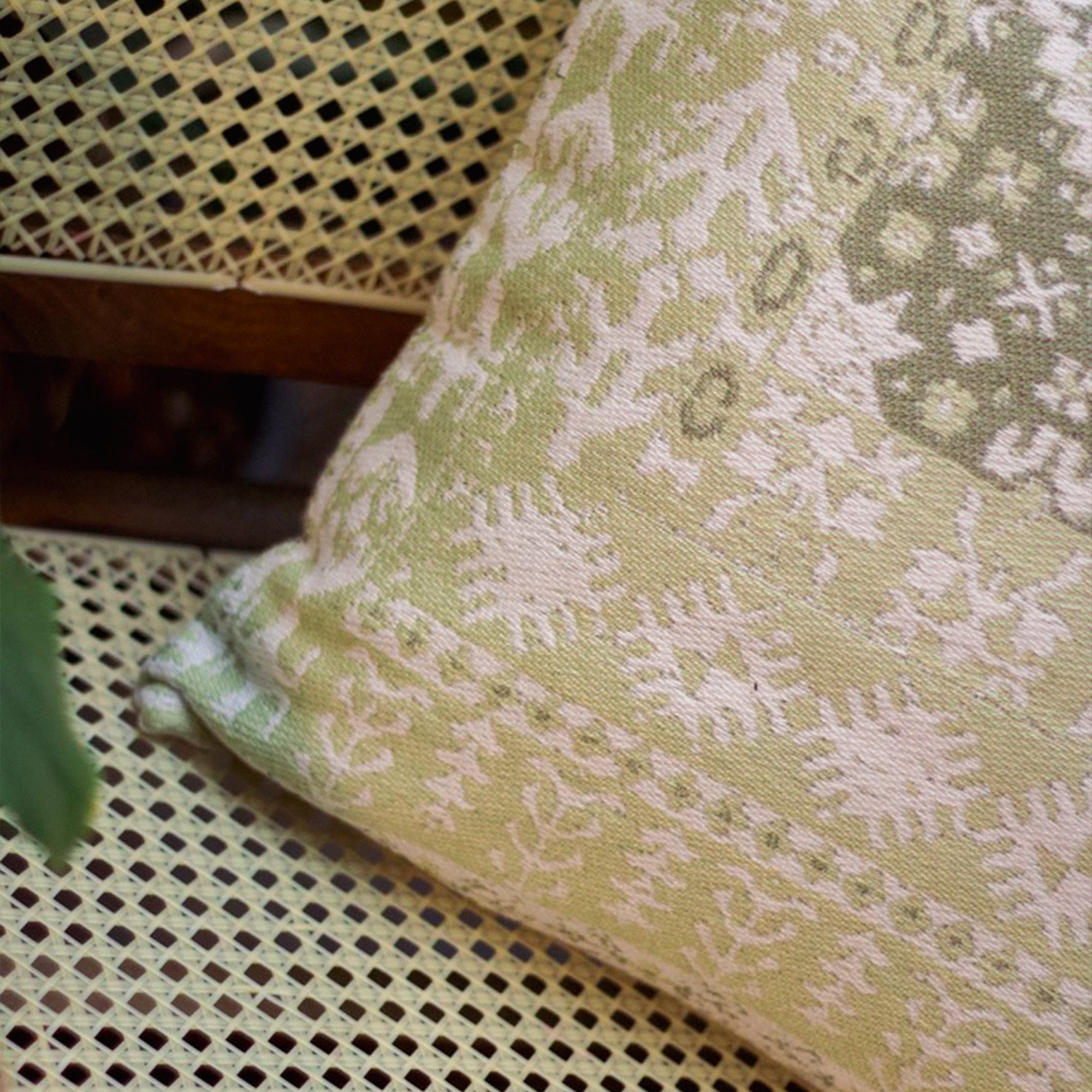 Diwali 2025 Handwoven Sage Cushion Cover - Set of 2 - 16 X 16 inches