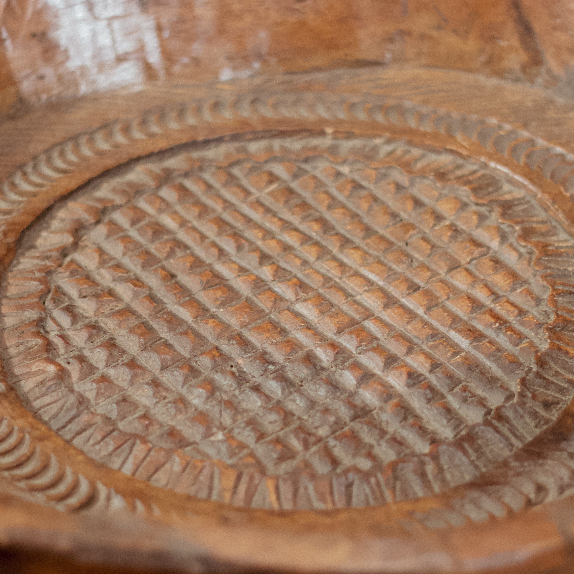 Vintage Wooden Rajasthani Parat