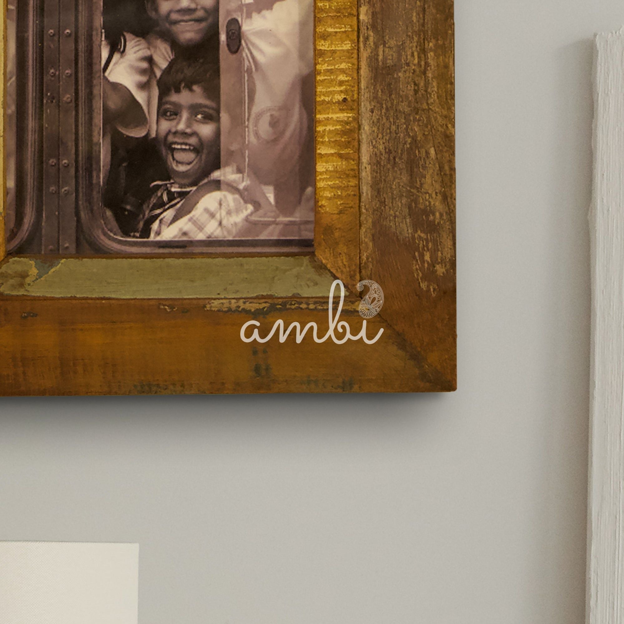 2025 Collection - Vintage Wooden Photo Frame - 13 X 11 inches