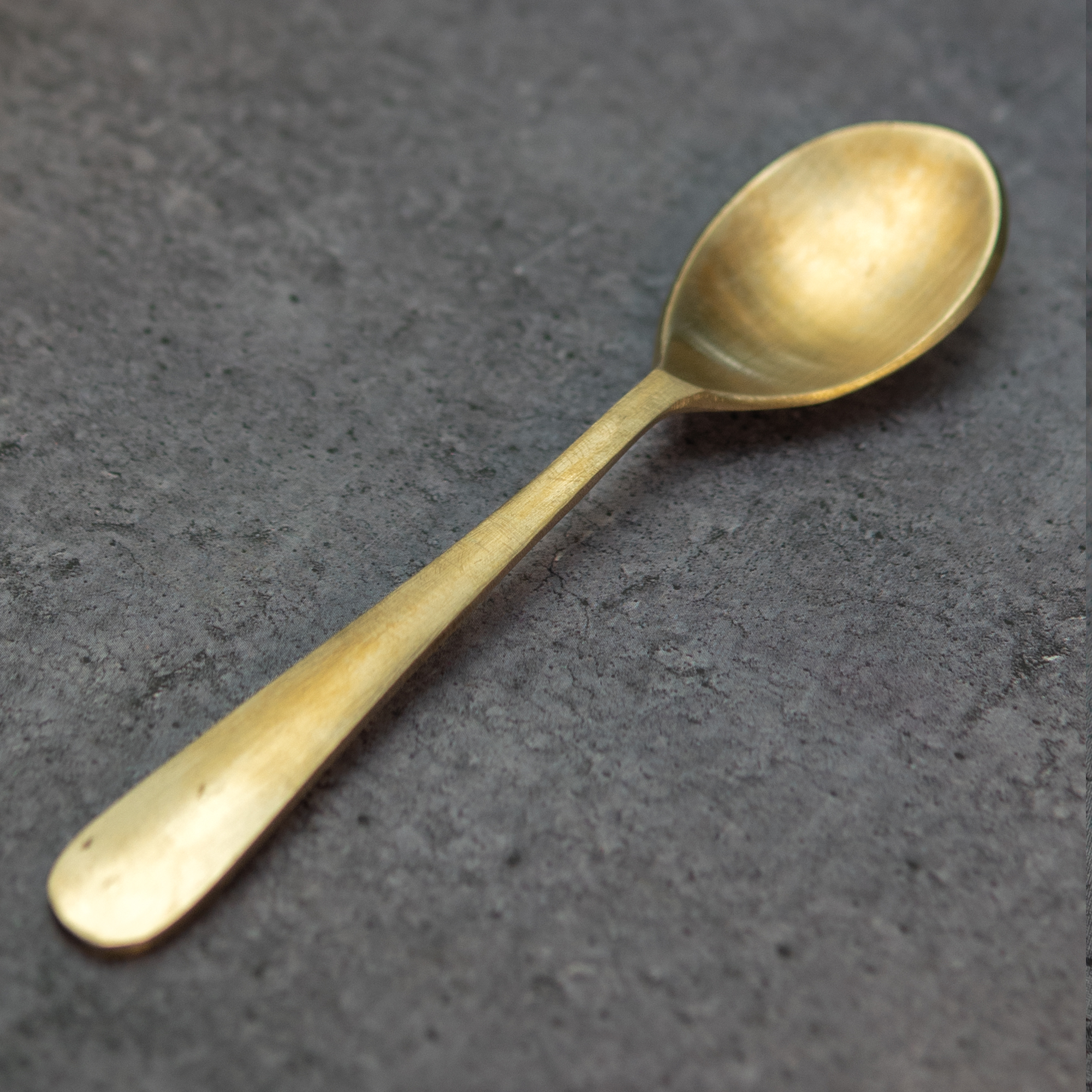 AMBI Pure 100% Lead Free Kansa Small Spoon - 13 cm - 27g