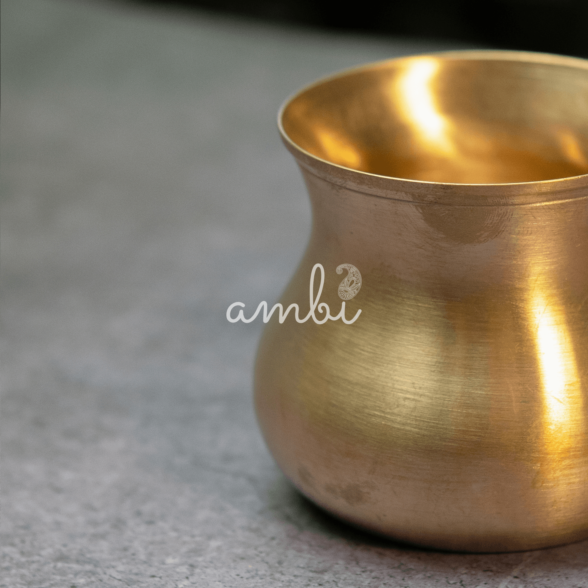 Ambi Pure Lead Free Kansa Puja Lota — A Sacred Morning Ritual, 160 ML