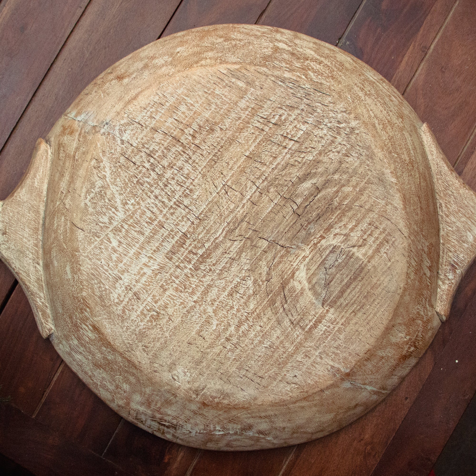 Vintage Wooden Parat - Floral pattern