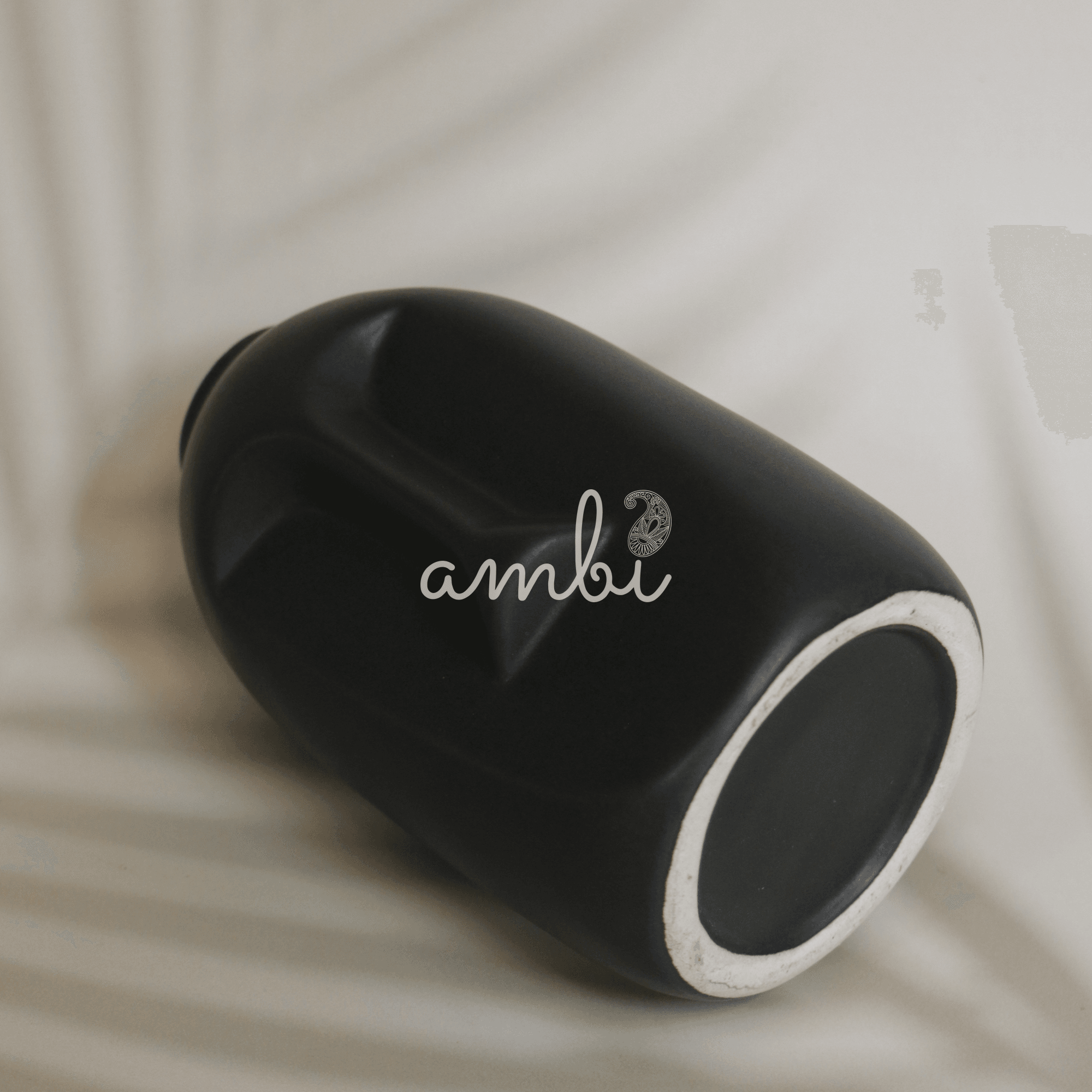 Ambi Charcoal Black Planter