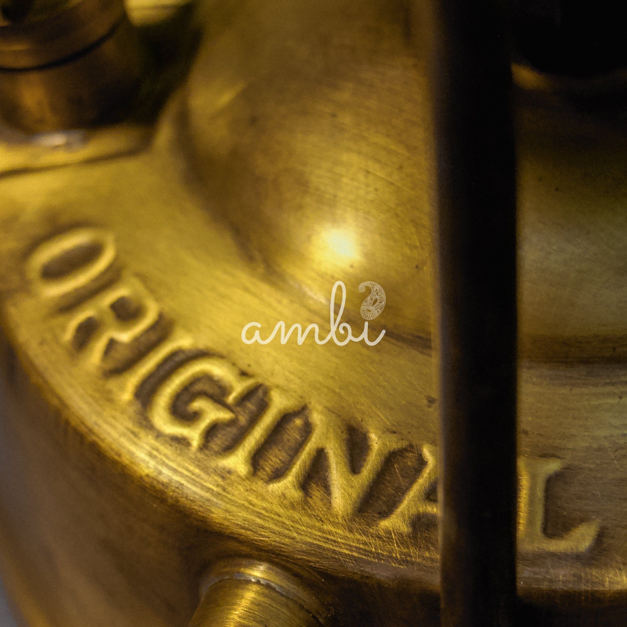 Vintage Brass Culinary Old World Treasure Kerosene Stove - Large - German Make