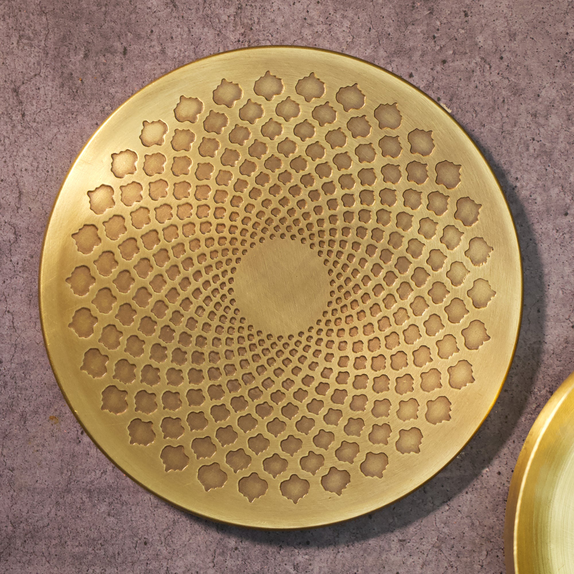 Classy Pure Brass Spice Box Masala Daani with 7 Spice Containers - with Antique Finish