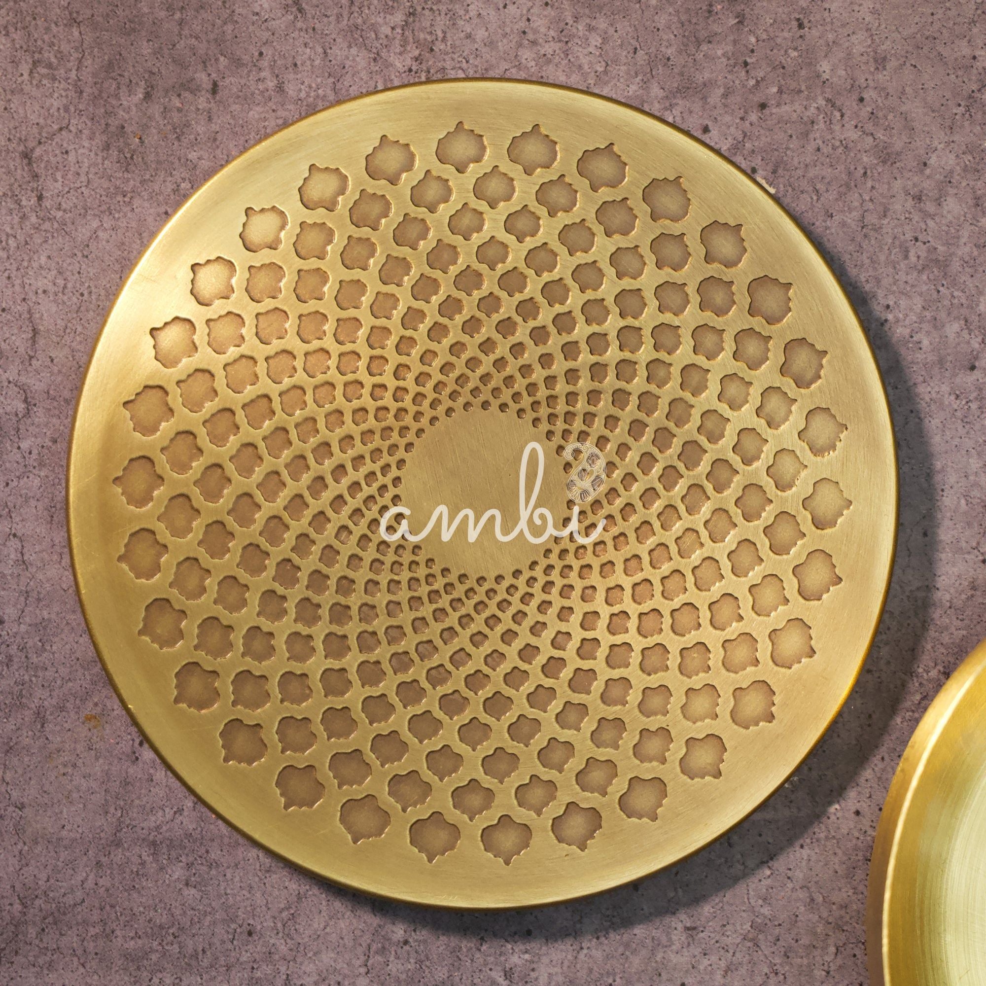 Classy Pure Brass Spice Box Masala Daani with 7 Spice Containers - with Antique Finish - 8 Inch