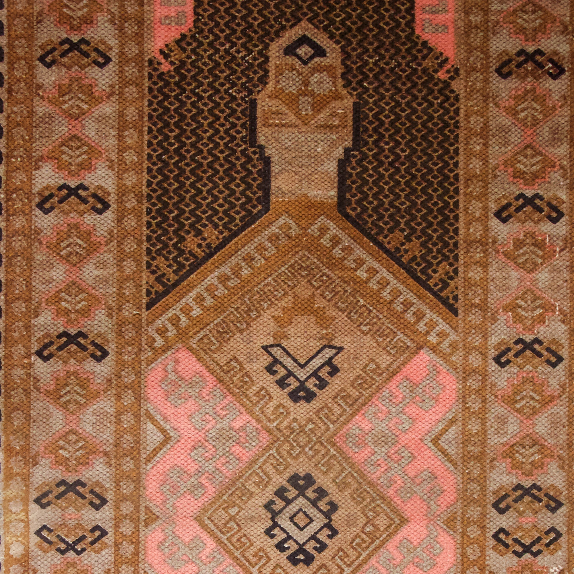 2026 Collection On Sale - Classic Durrie / Bed Side Rug featuring patterns 2 X 8 Ft