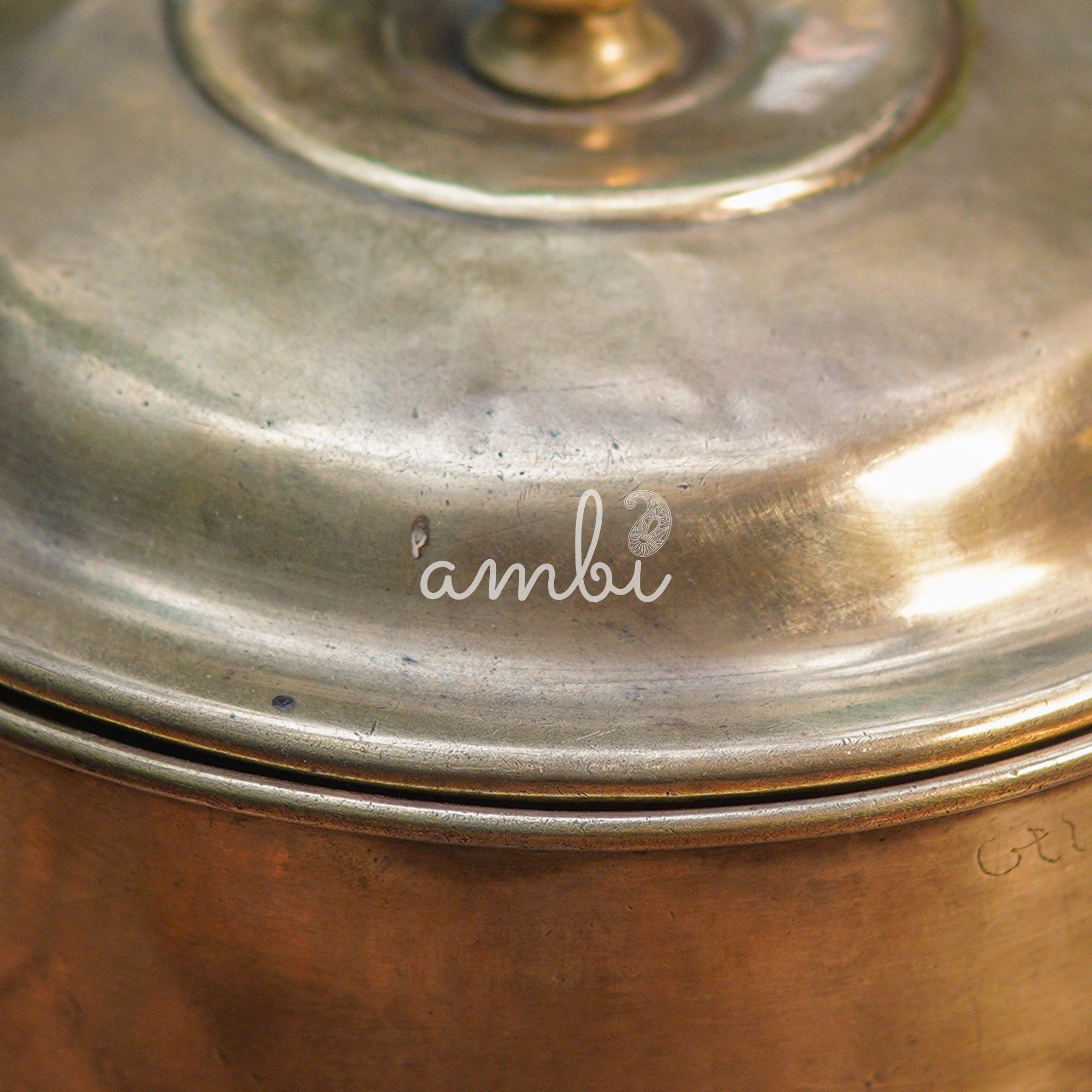 Handcrafted Vintage Artisanal Brass Box