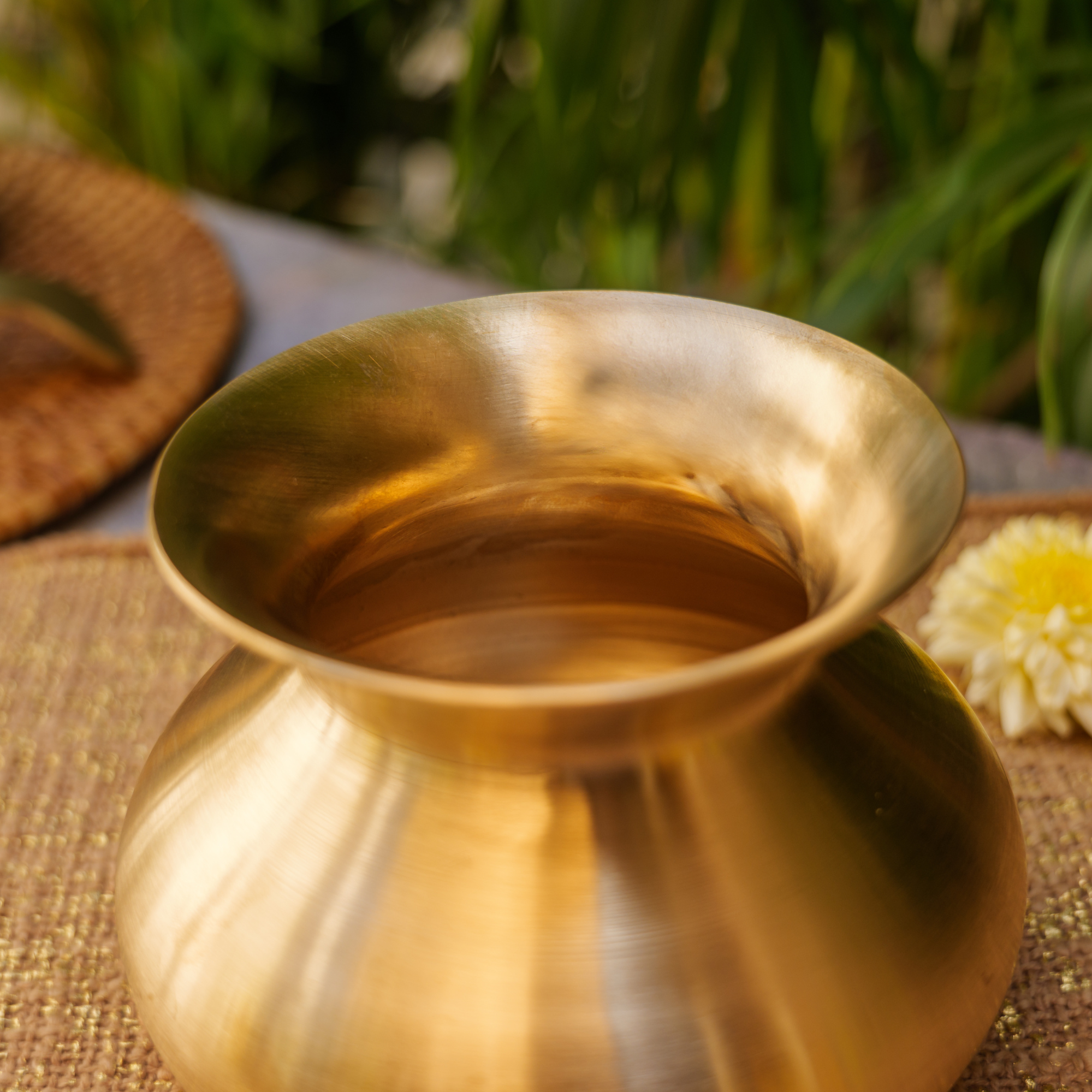 Pure 100% Lead Free Kansa Lota Kalash for Pooja or Water Storage - Pooja / Rituals / Health - 650 ML