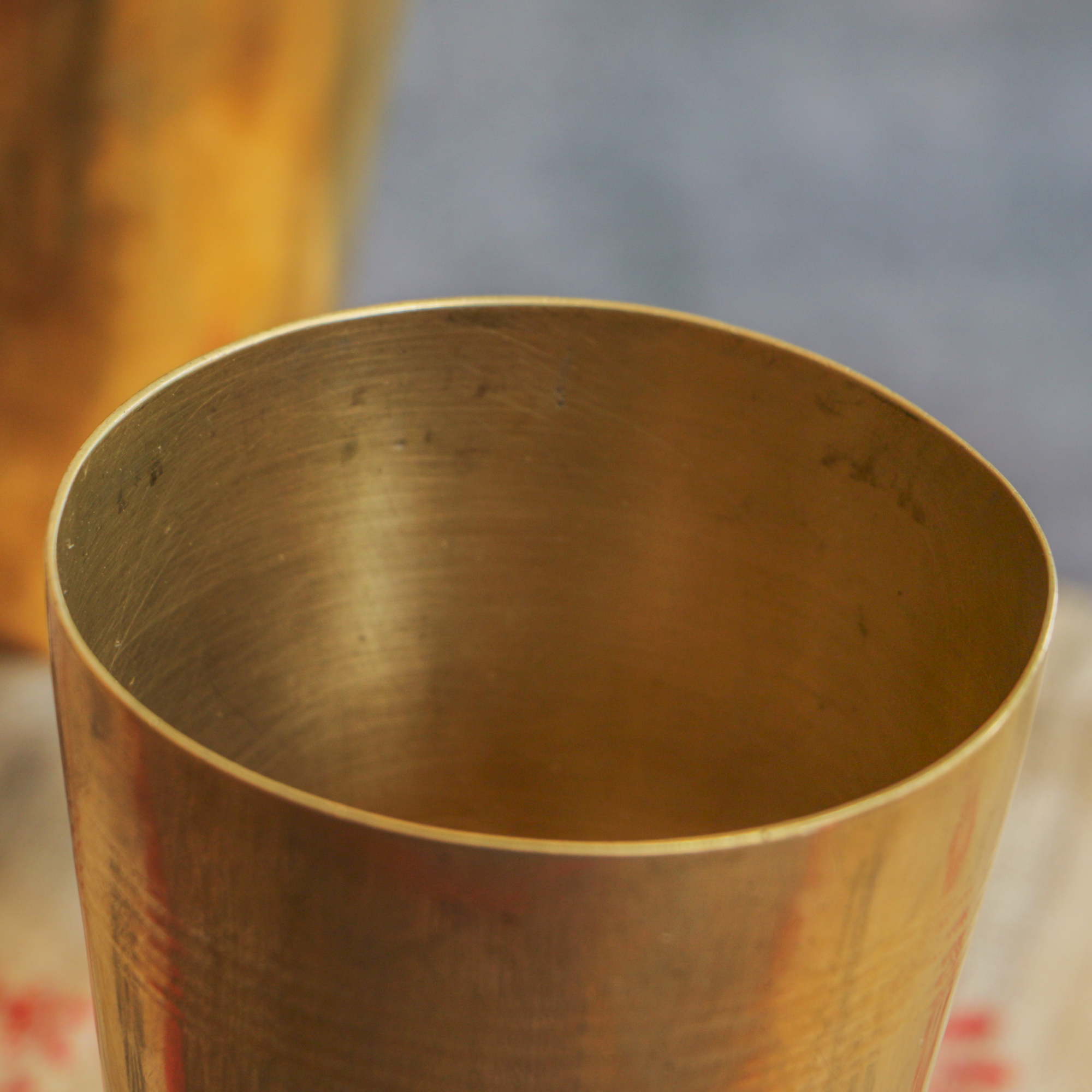 Ambi Pure Brass Vintage Water Glass