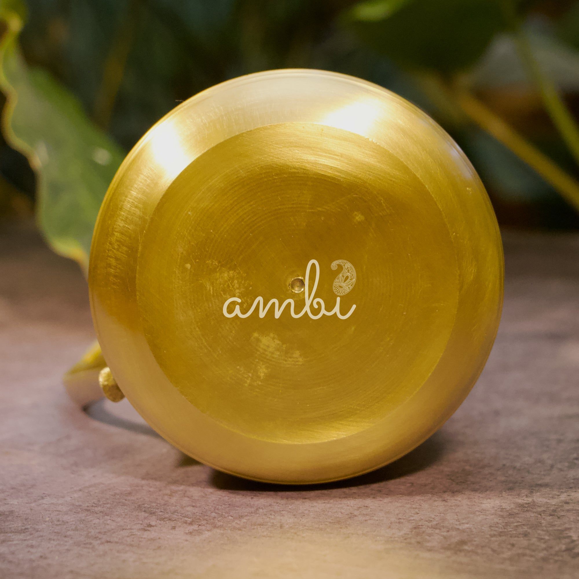 Ambi Pure Brass Water Jug — 800ml | Handcrafted Traditional Serving Jug