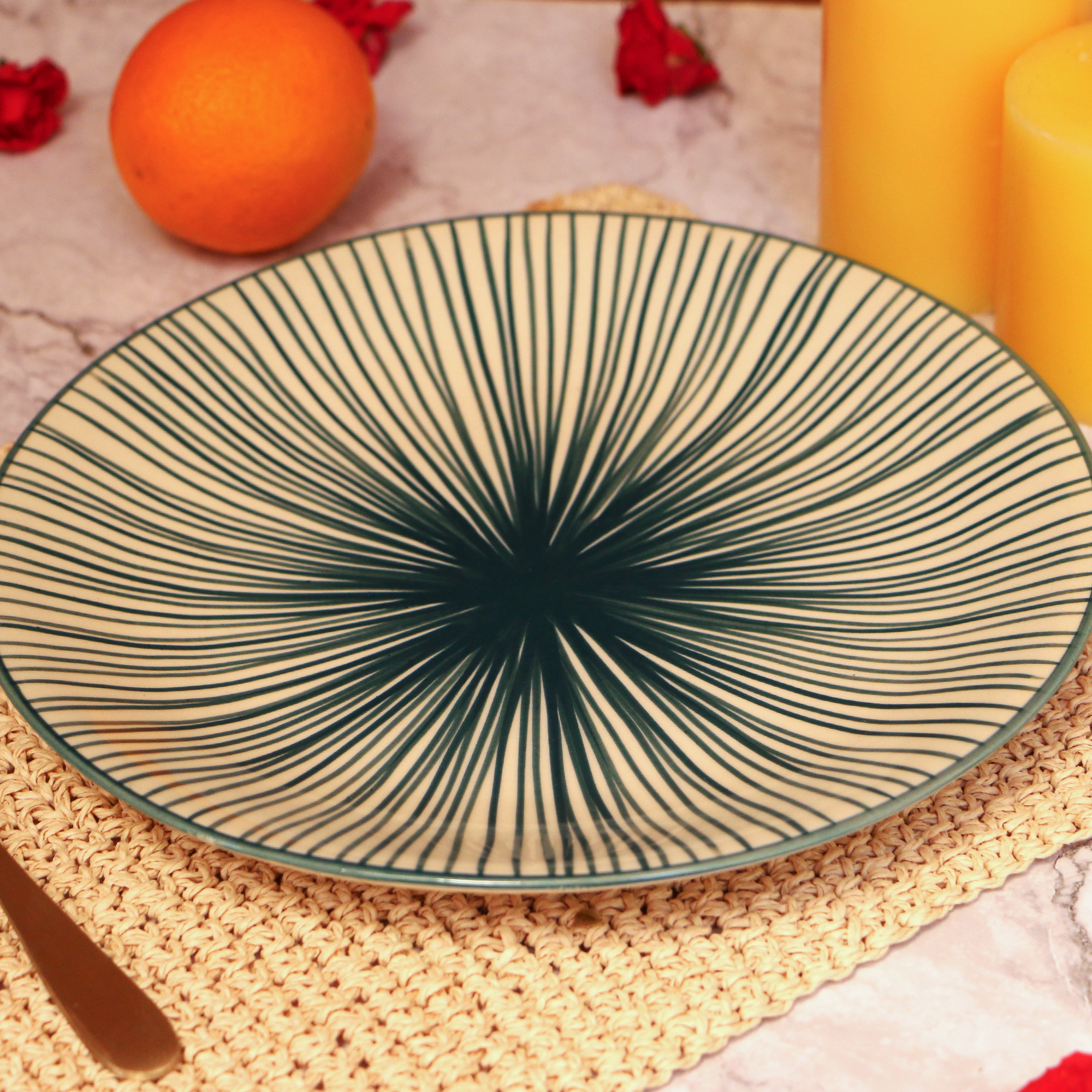 Ambi Blue Dinner Platter 10 inch