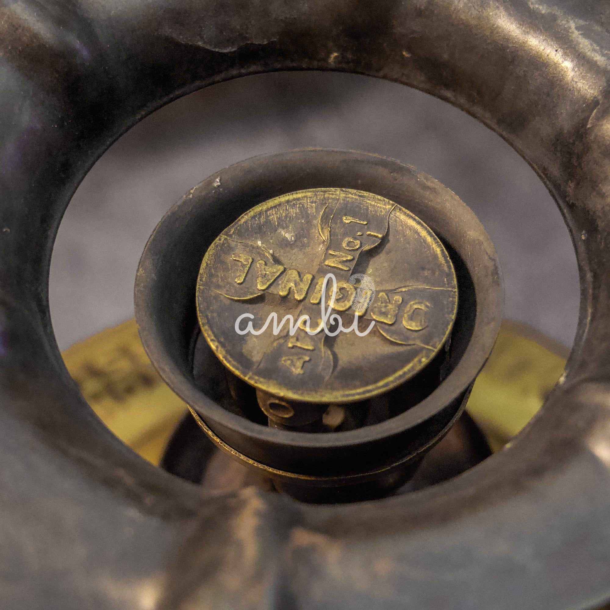 Vintage Brass Culinary Old World Treasure Kerosene Stove - Large - German Make