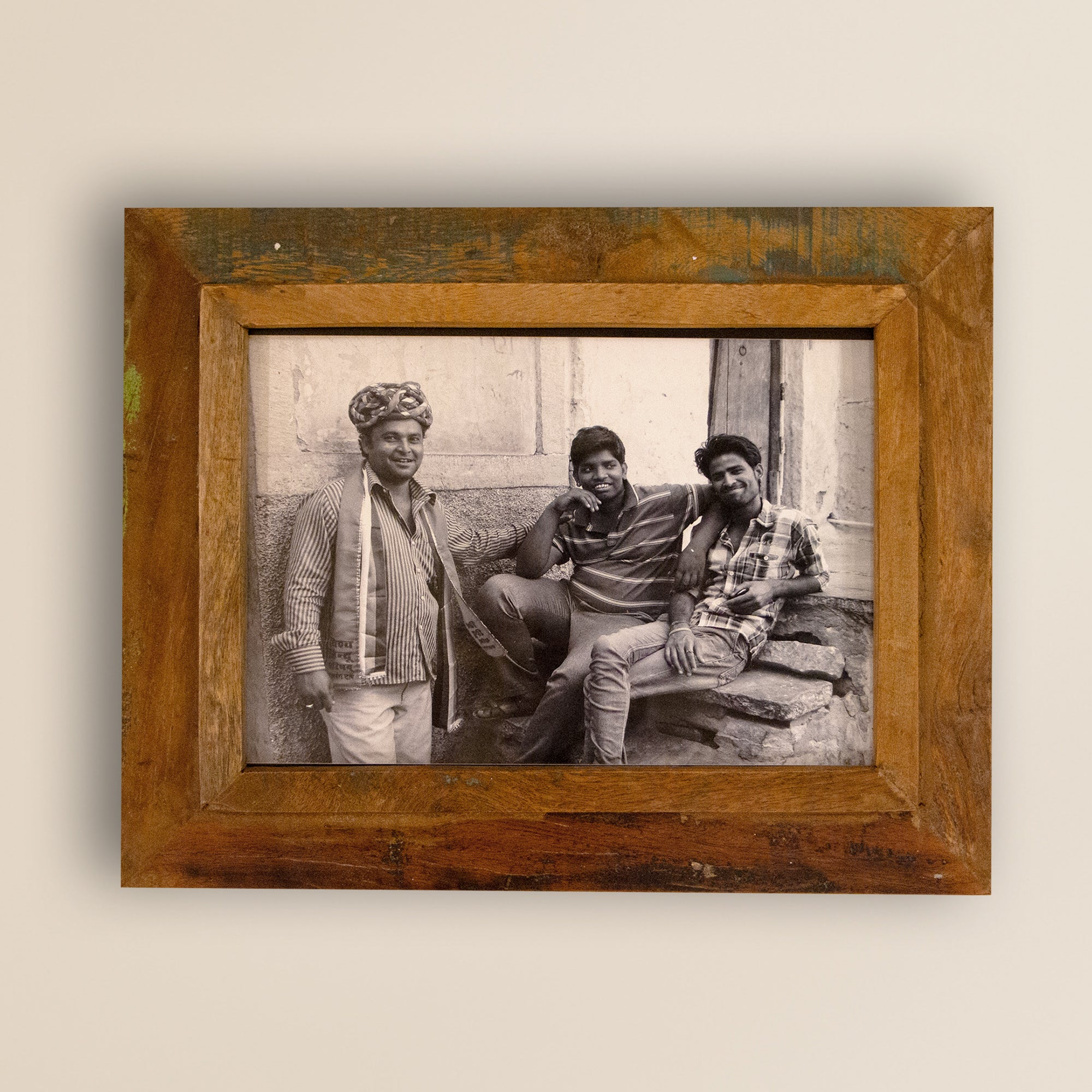 2025 Collection - Vintage Wooden Photo Frame   - 13 X 16.5 Inches