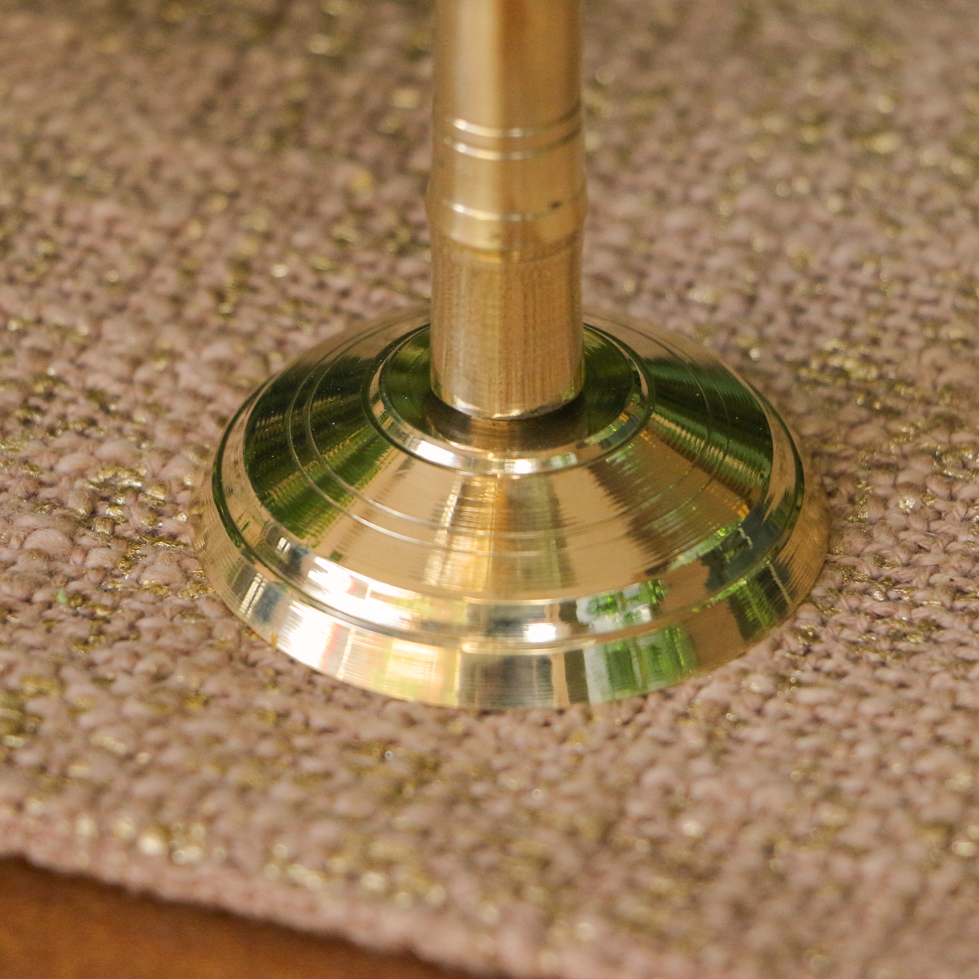 100% Pure Brass Pooja Deepam / Deepak - Kamal Lotus Nanda Small