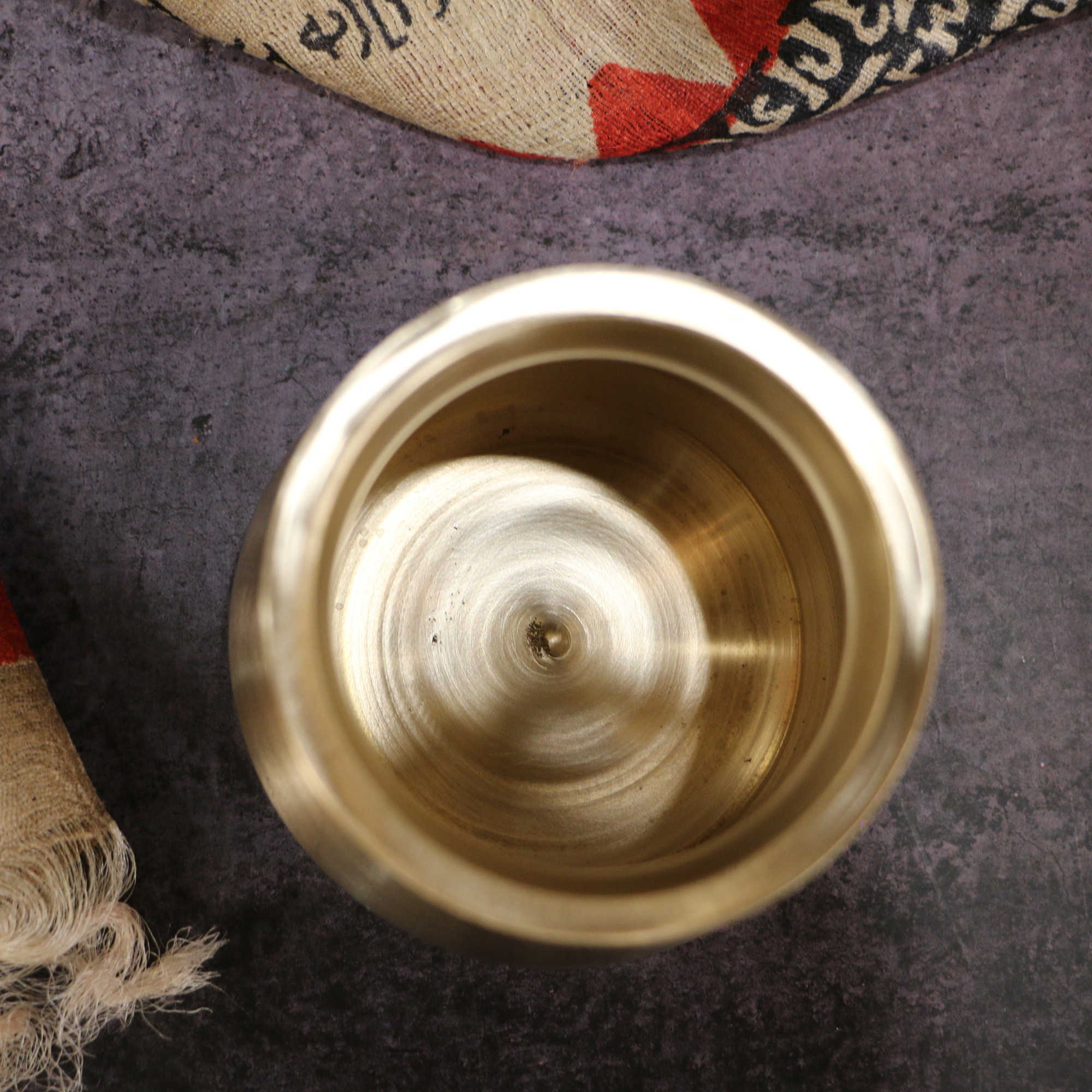 Elegant Satari Pure 100% Lead Free Kansa Water Health Lota  (Big) - 500 ML