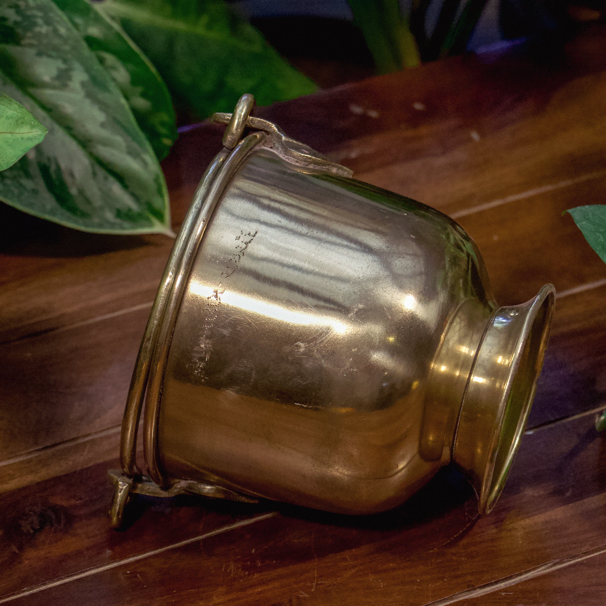 Vintage Brassware Balti / Bucket / Vase - 7.5 Inches