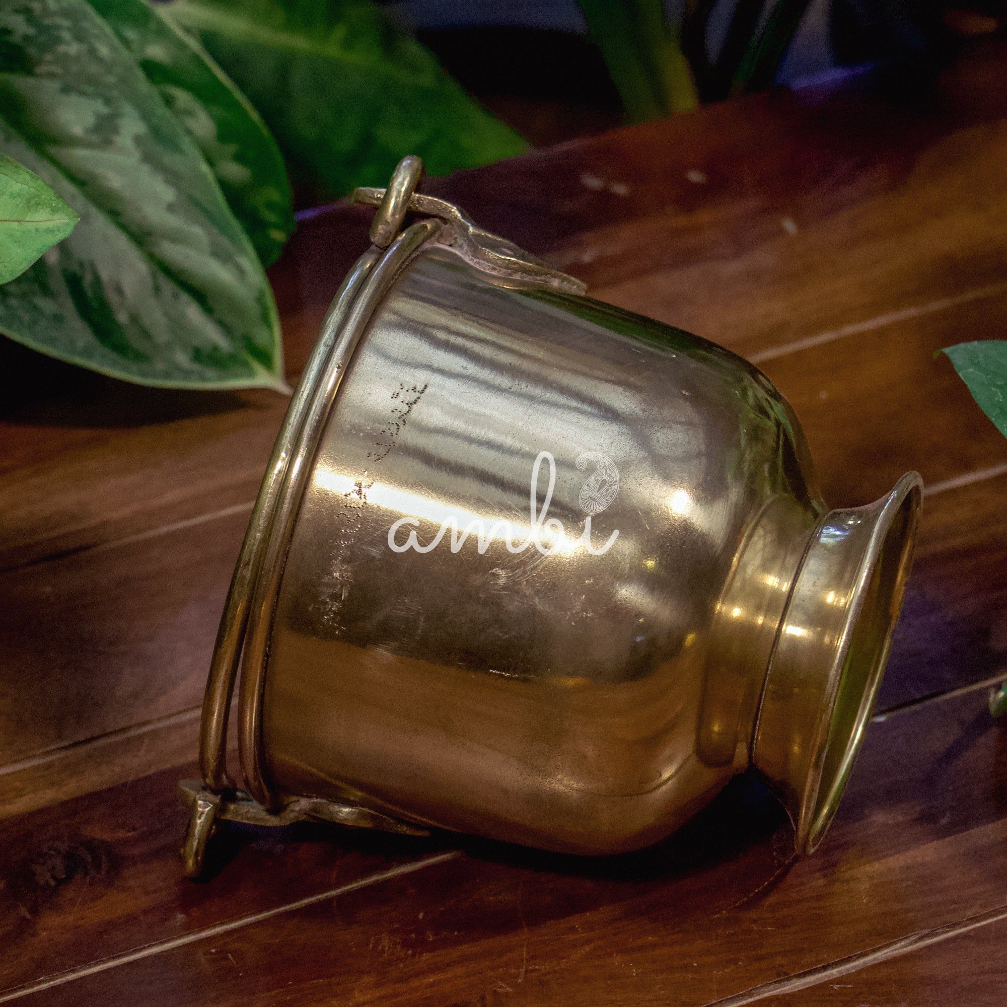 Vintage Brassware Balti / Bucket / Vase - 7.5 Inches