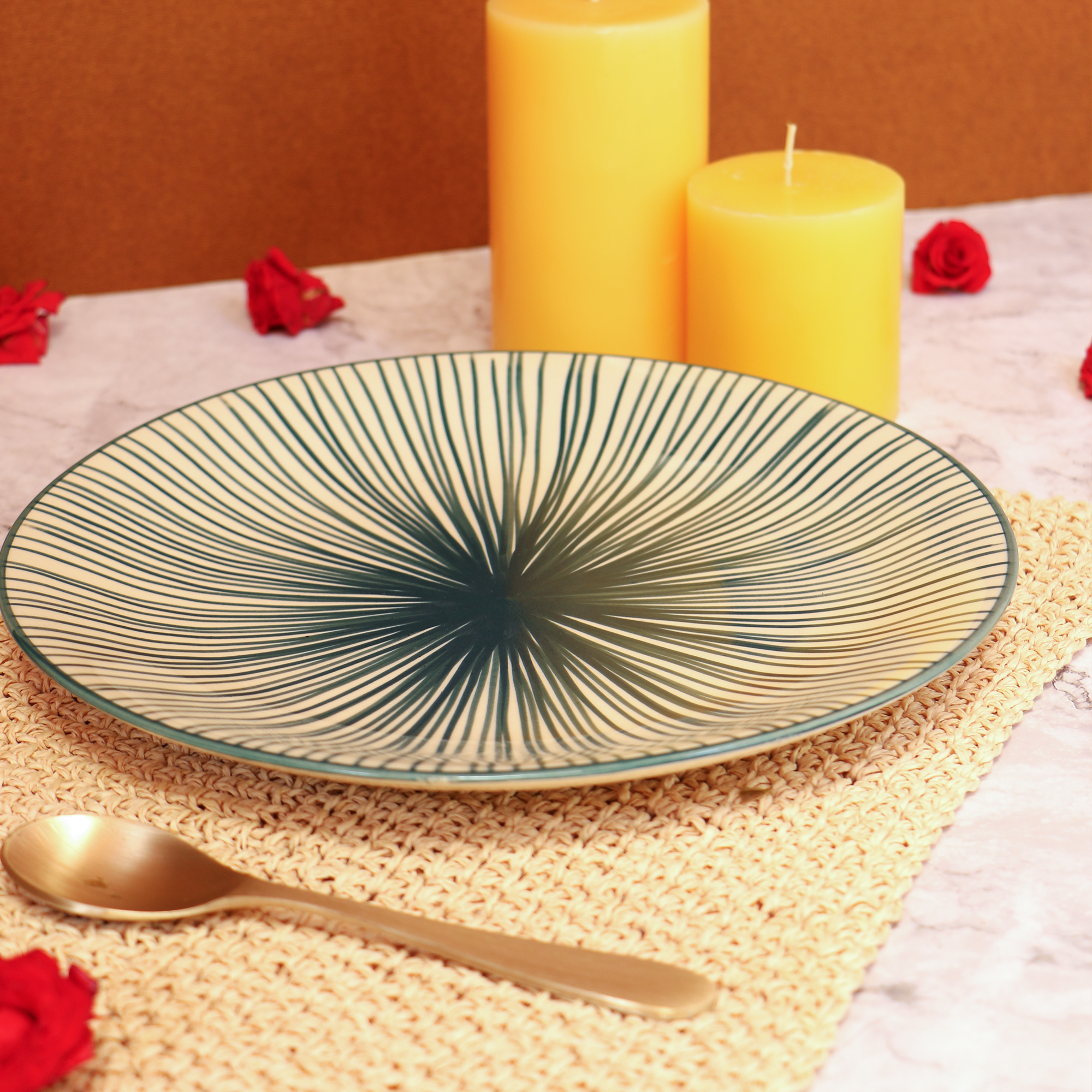 Ambi Blue Dinner Platter 10 inch