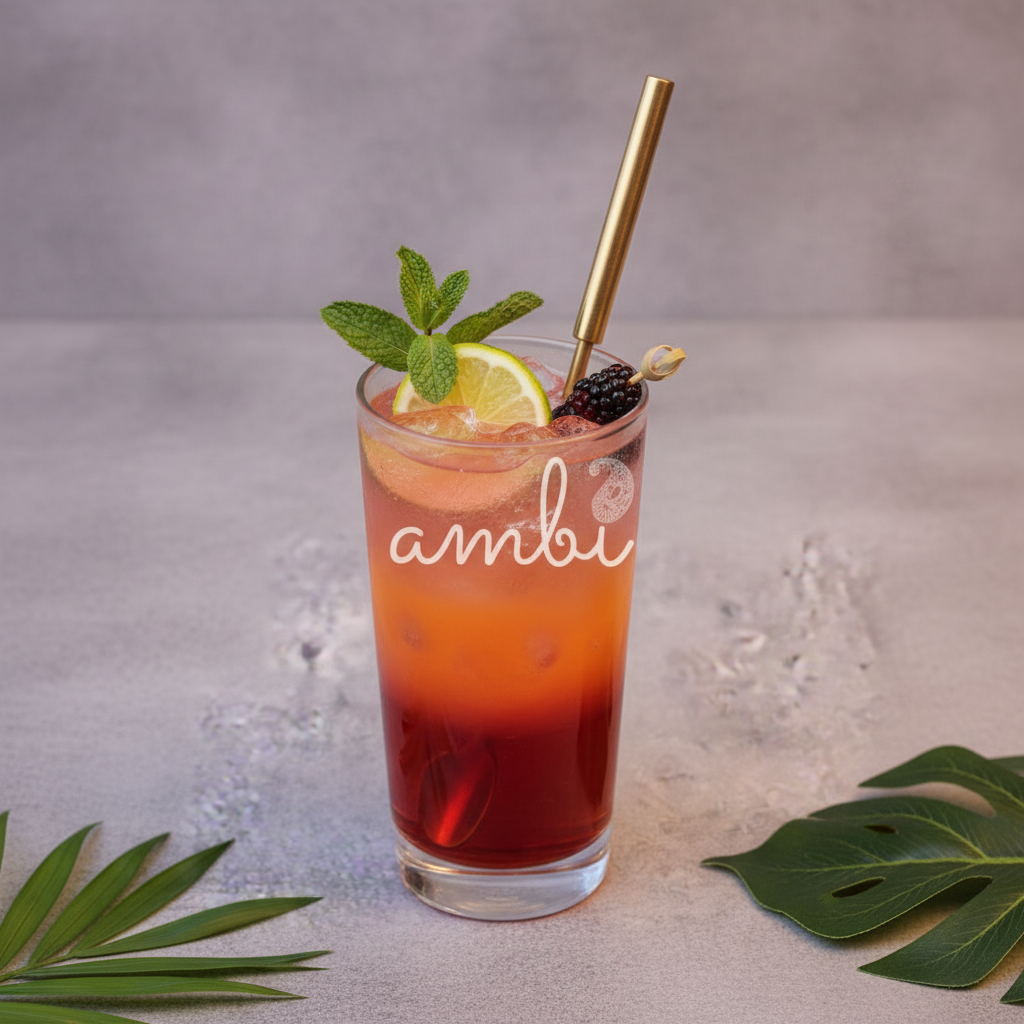 Ambi Classic Pure Brass Bar Long Handle Stirring Spoon