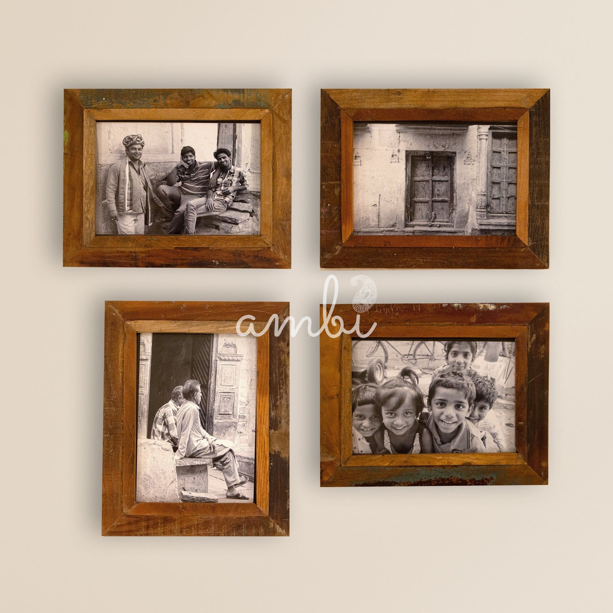 2025 Collection - Vintage Wooden Photo Frame - 13 X 16.5 Inches