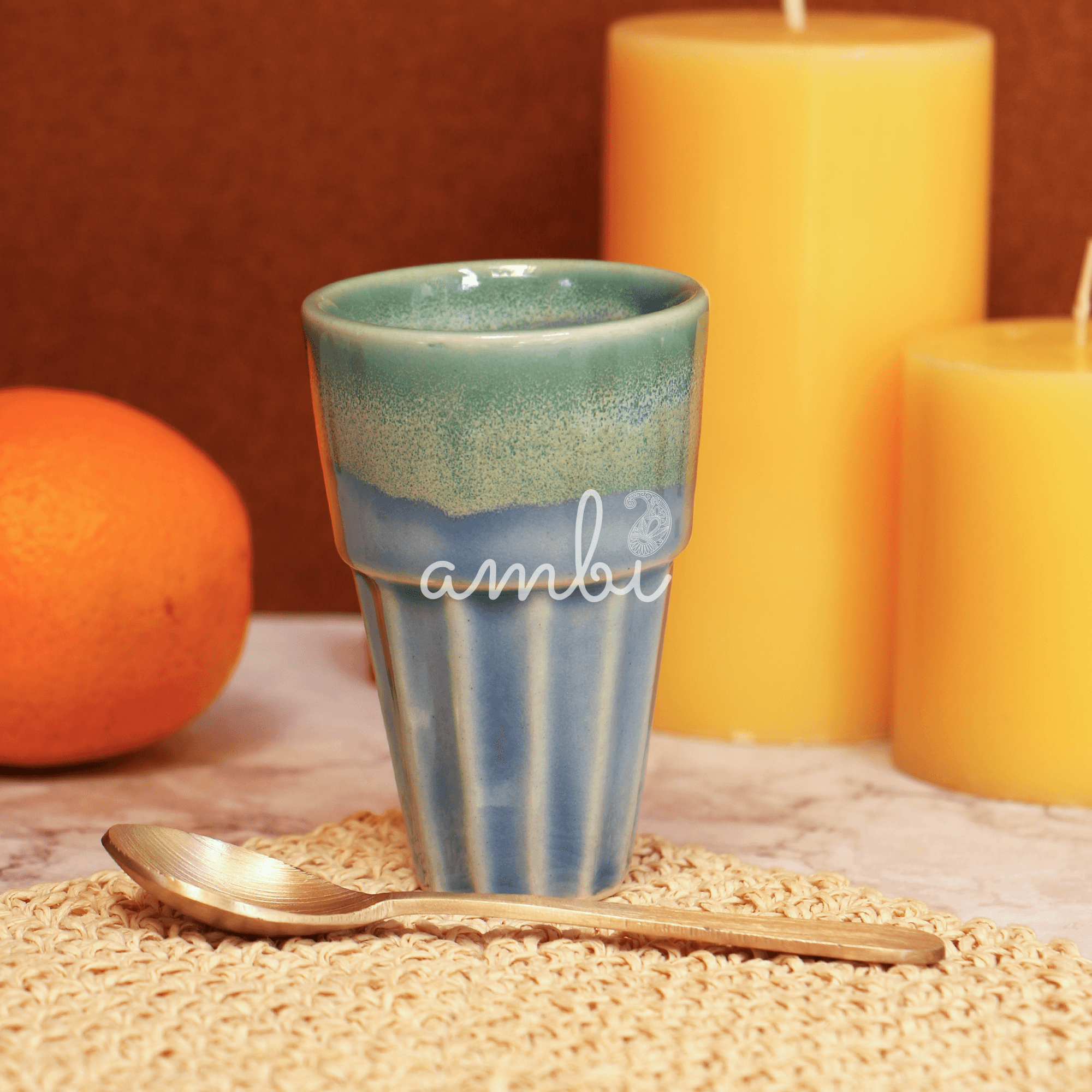 Ambi Studio Pottery Handmade Kulhad Set of 2 (100 ml each)