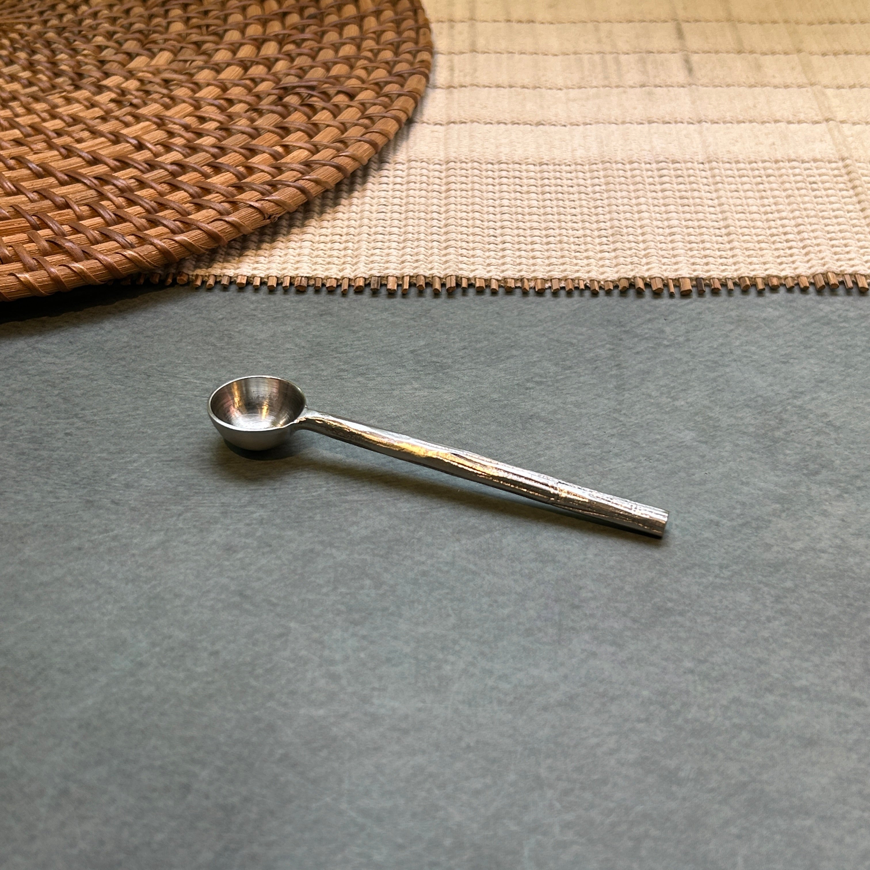 Ambi Pure Brass Timberline design Tea and Coffee Spoon | Multipurpose Spoon |