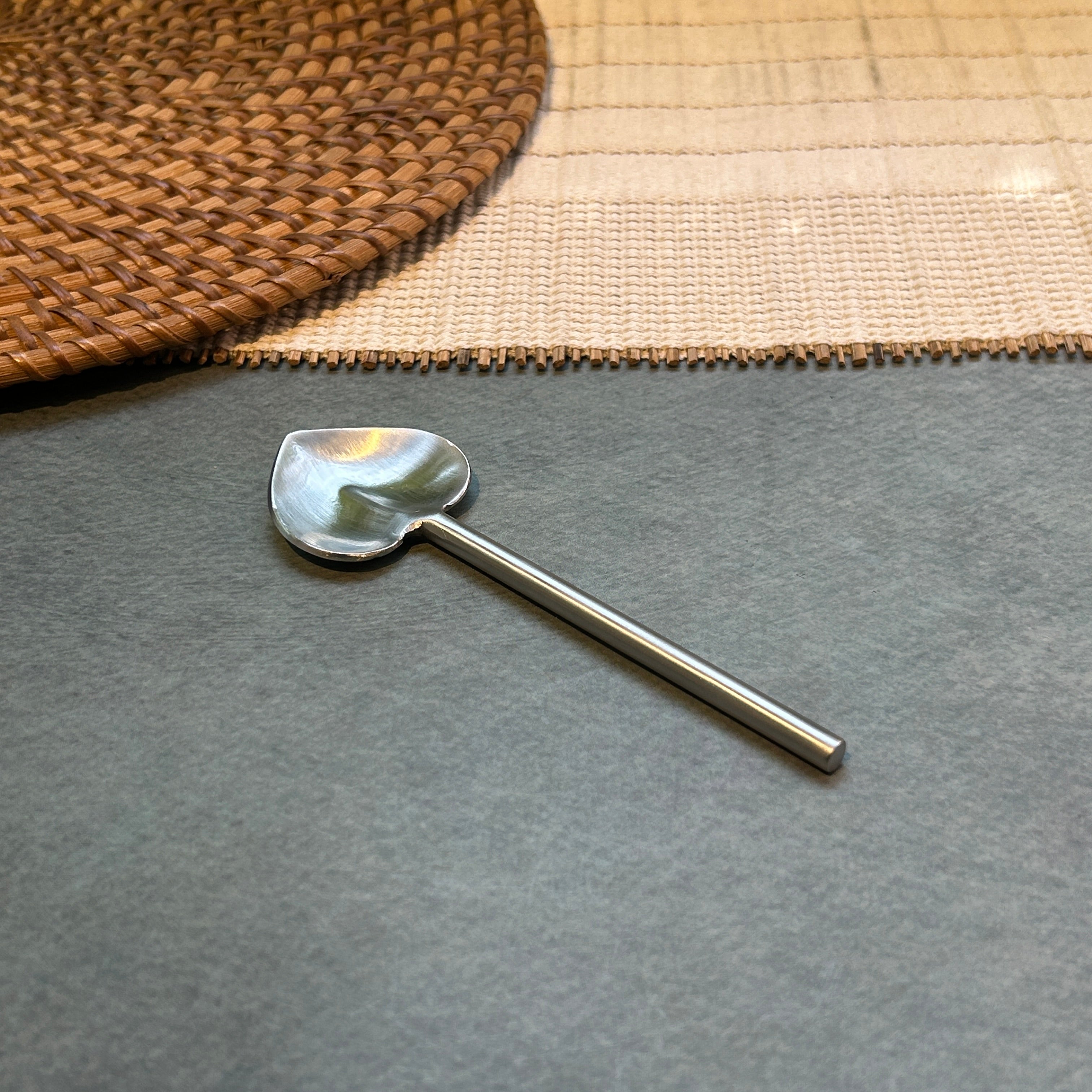 Ambi Pure Brass Heart Shape design Tea and Coffee Spoon | Multipurpose Spoon |
