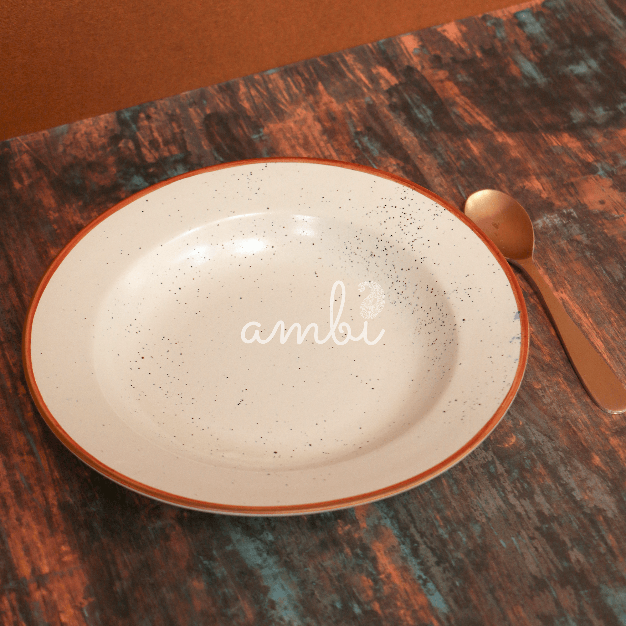 Ambi Stoneware Large Pasta Plate 9.5 inch