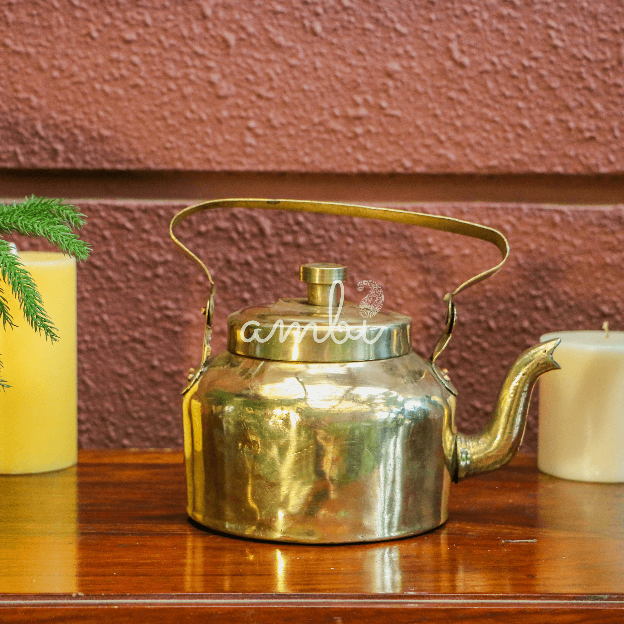 Vintage Brass Kettle - A collector's item !