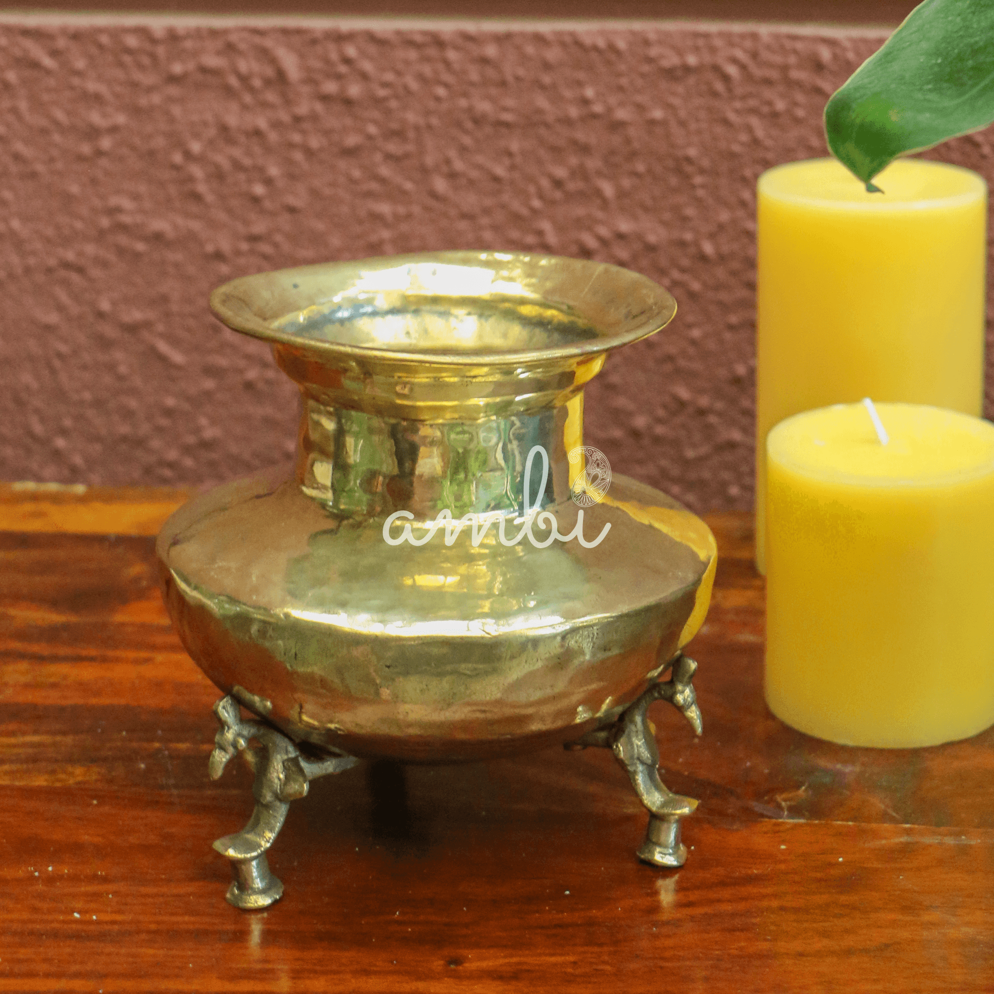 Vintage Water Pot (Mataka) on Legs