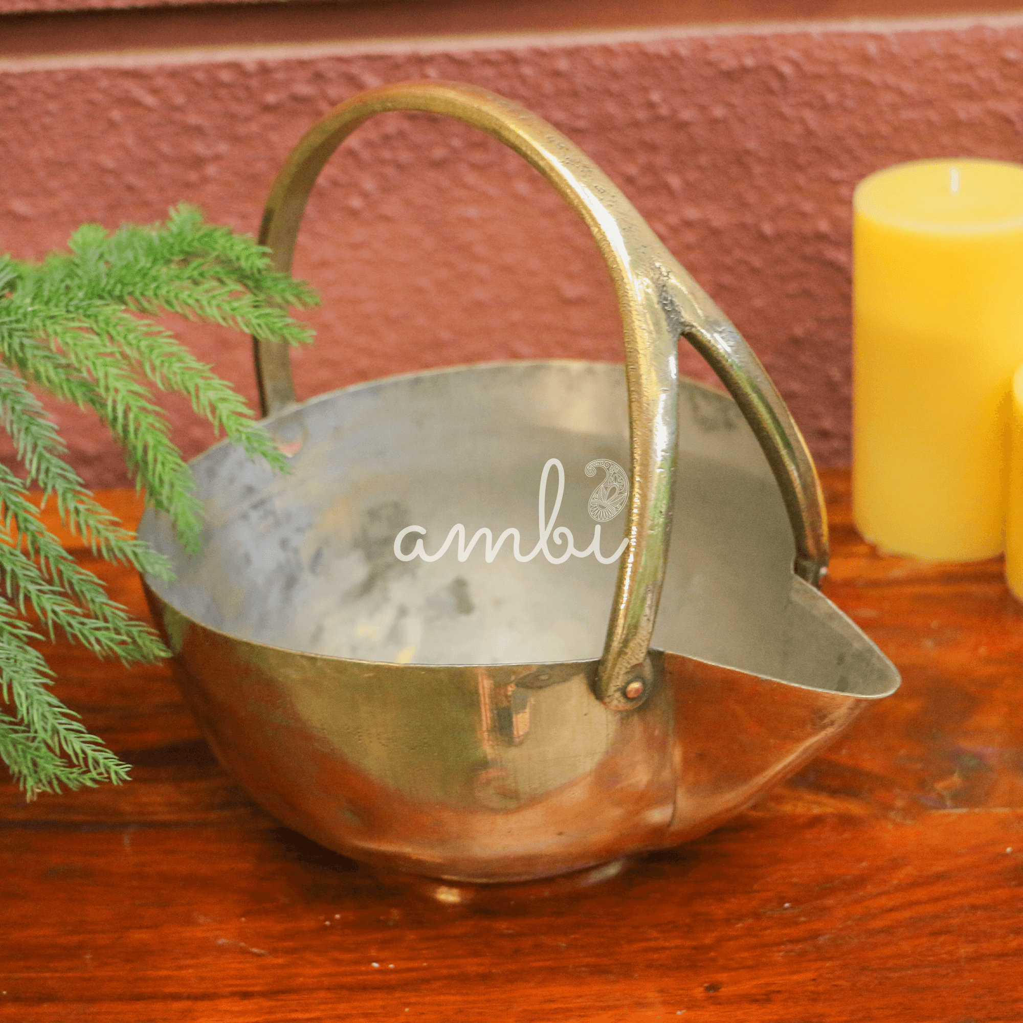 Vintage Brass Rare Curry Serving Bowl - A Rare Gem