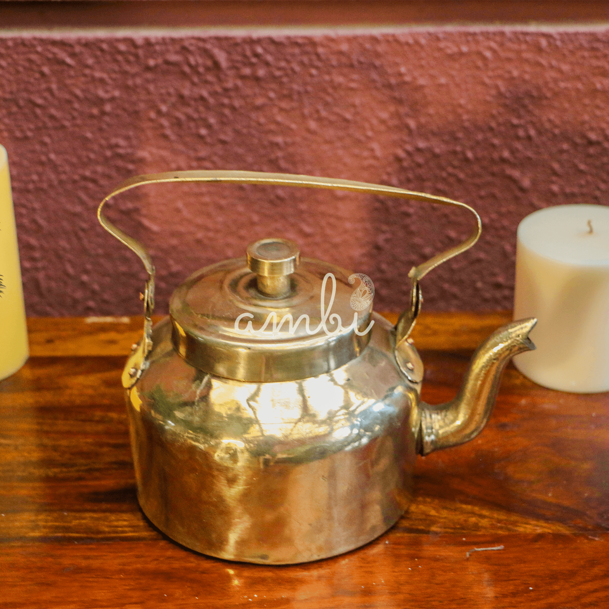 Vintage Brass Kettle - A collector's item !