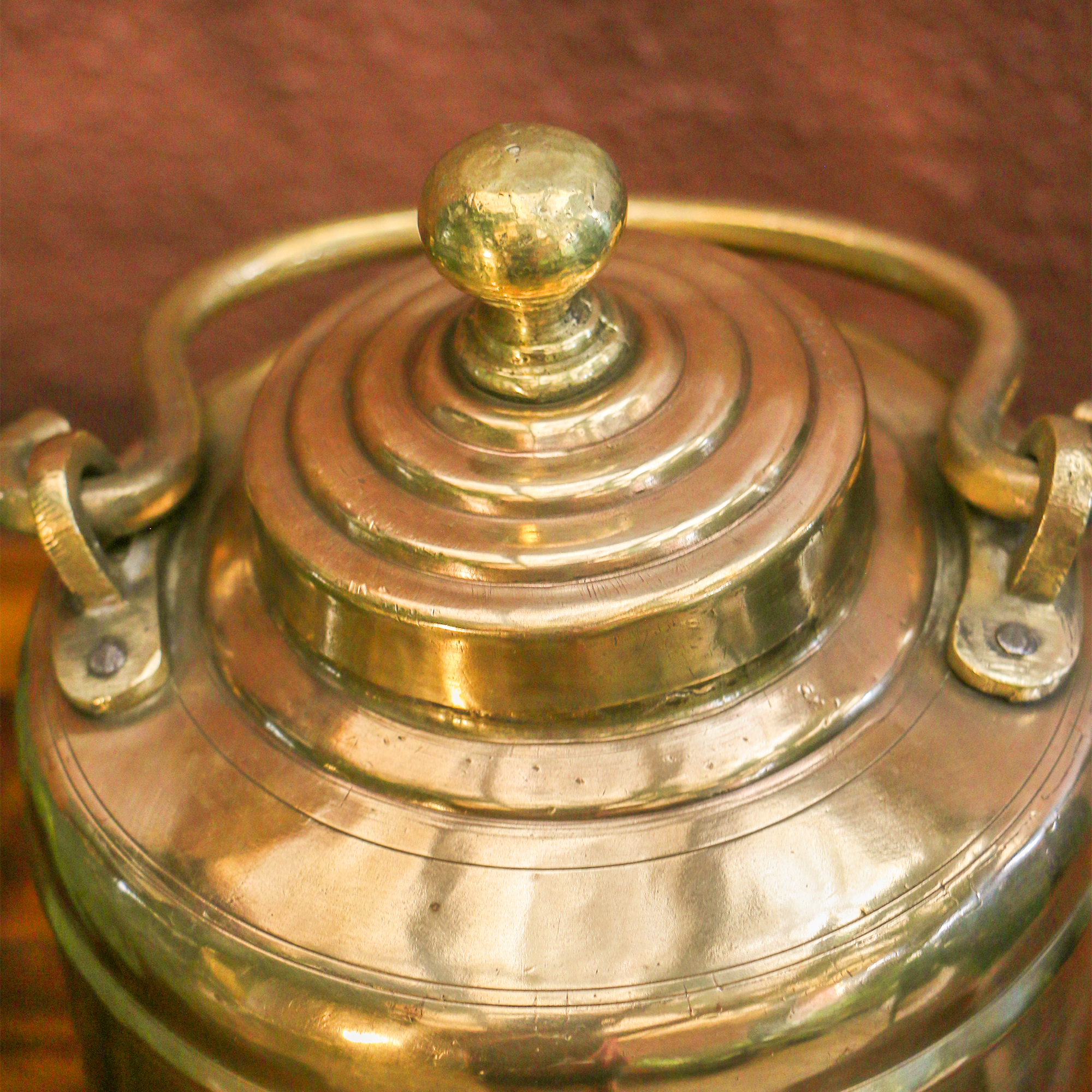 Vintage Bharni / Barni Ghee Storage Pot - Very Heavy and a Statement Piece ! - Large Size