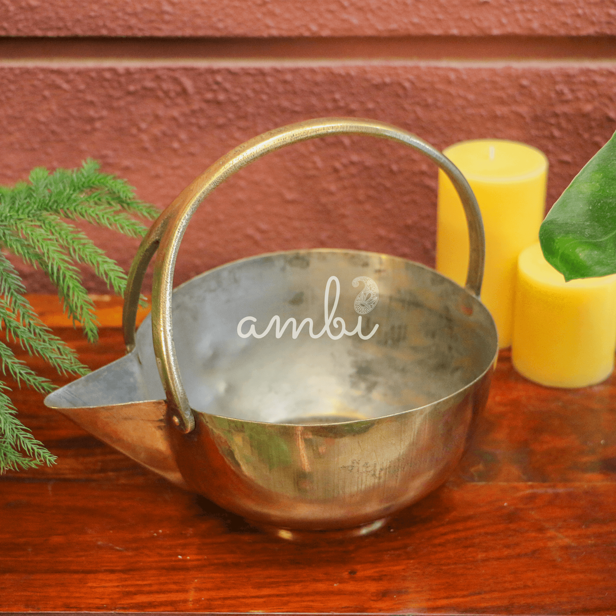 Vintage Brass Rare Curry Serving Bowl - A Rare Gem