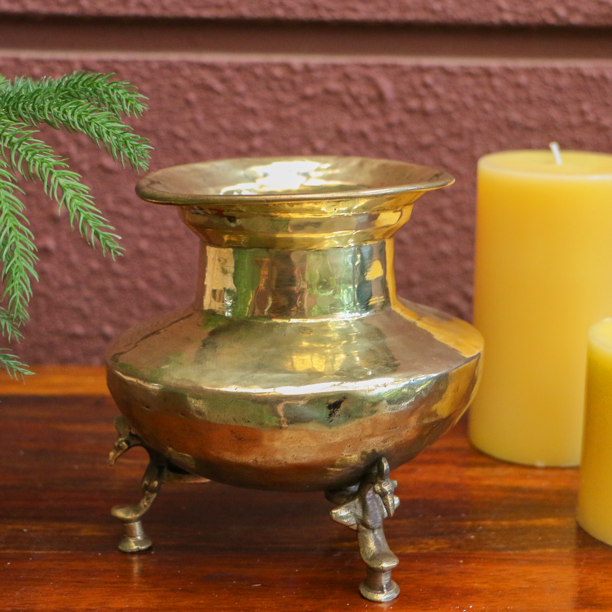 Vintage Water Pot (Mataka) on Legs