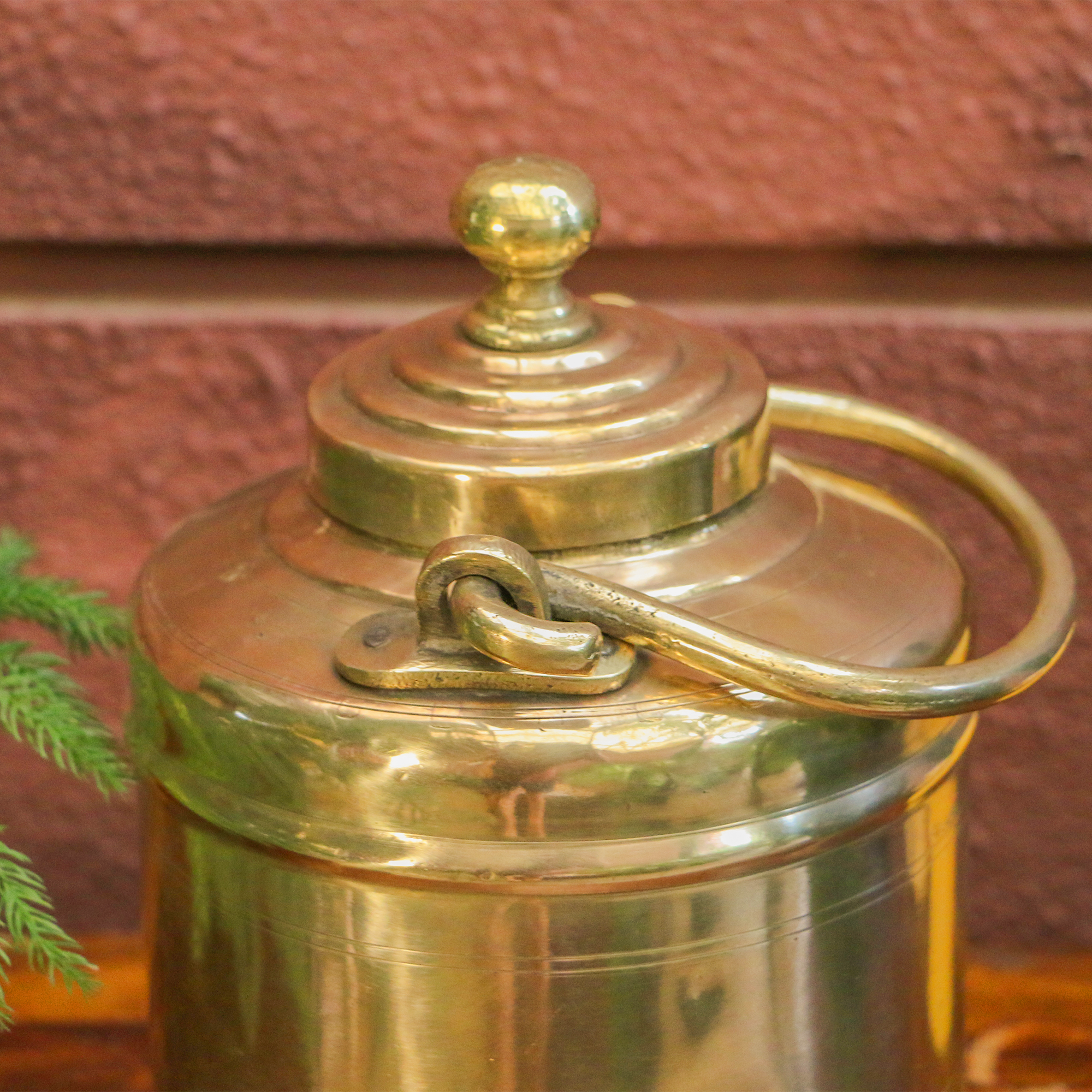 Vintage Bharni / Barni Ghee Storage Pot - Very Heavy and a Statement Piece ! - Large Size