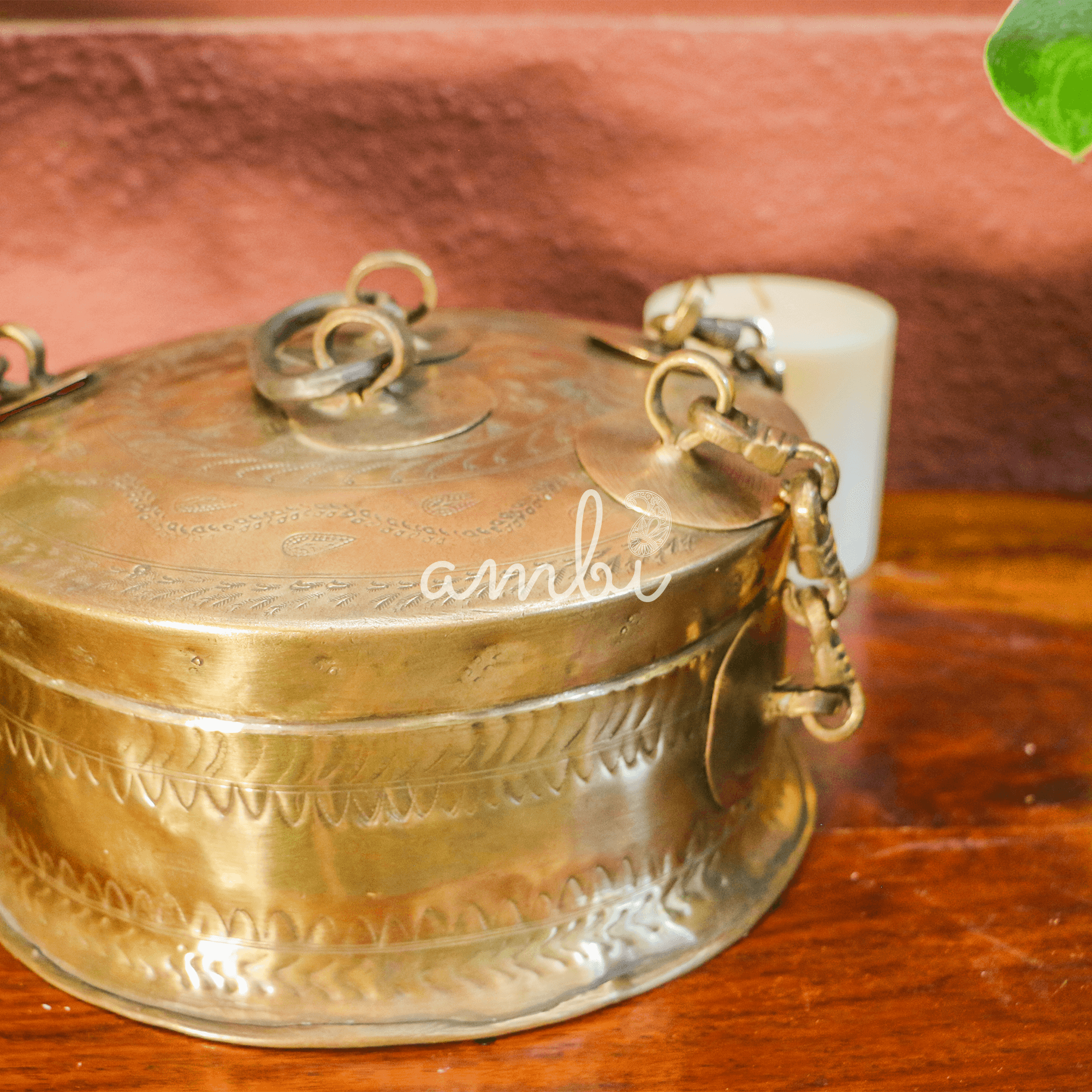 Vintage Carved Exquisite Jewellery Box ( Paan Daan)