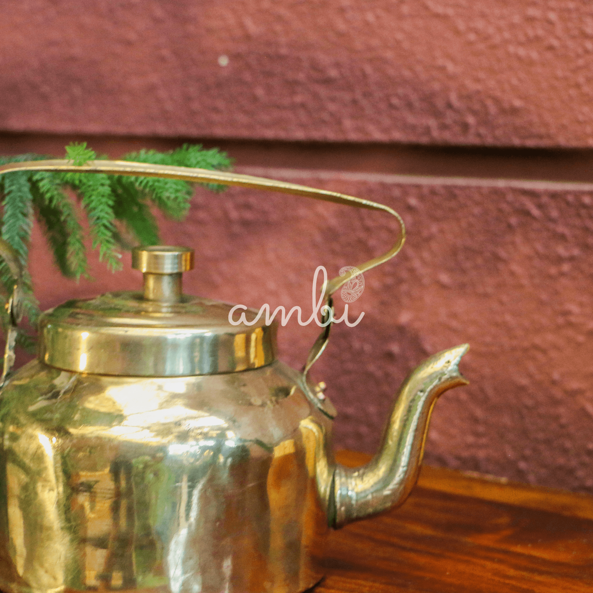 Vintage Brass Kettle - A collector's item !
