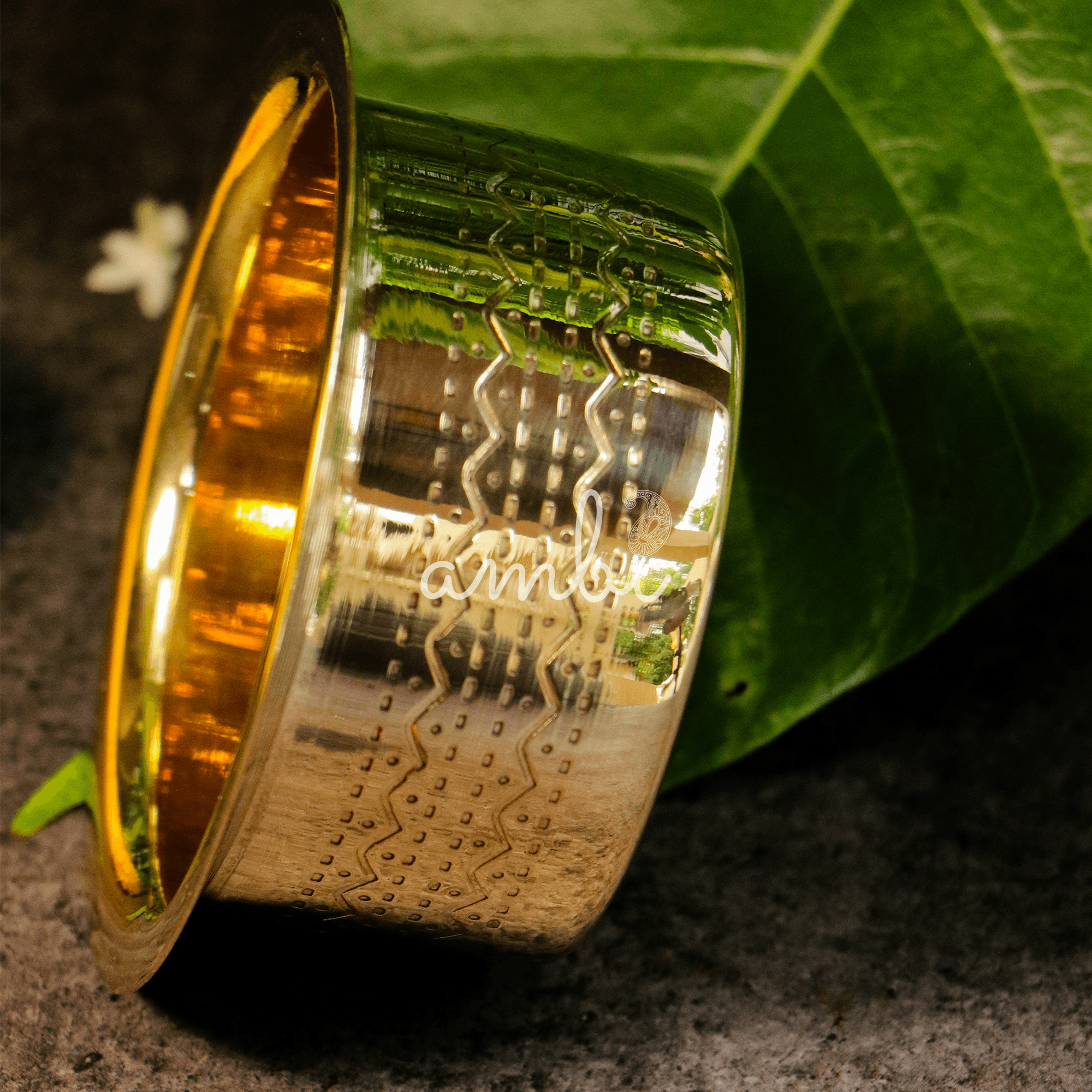 Traditional Brass Filter Coffee Dabara Cup Set 1