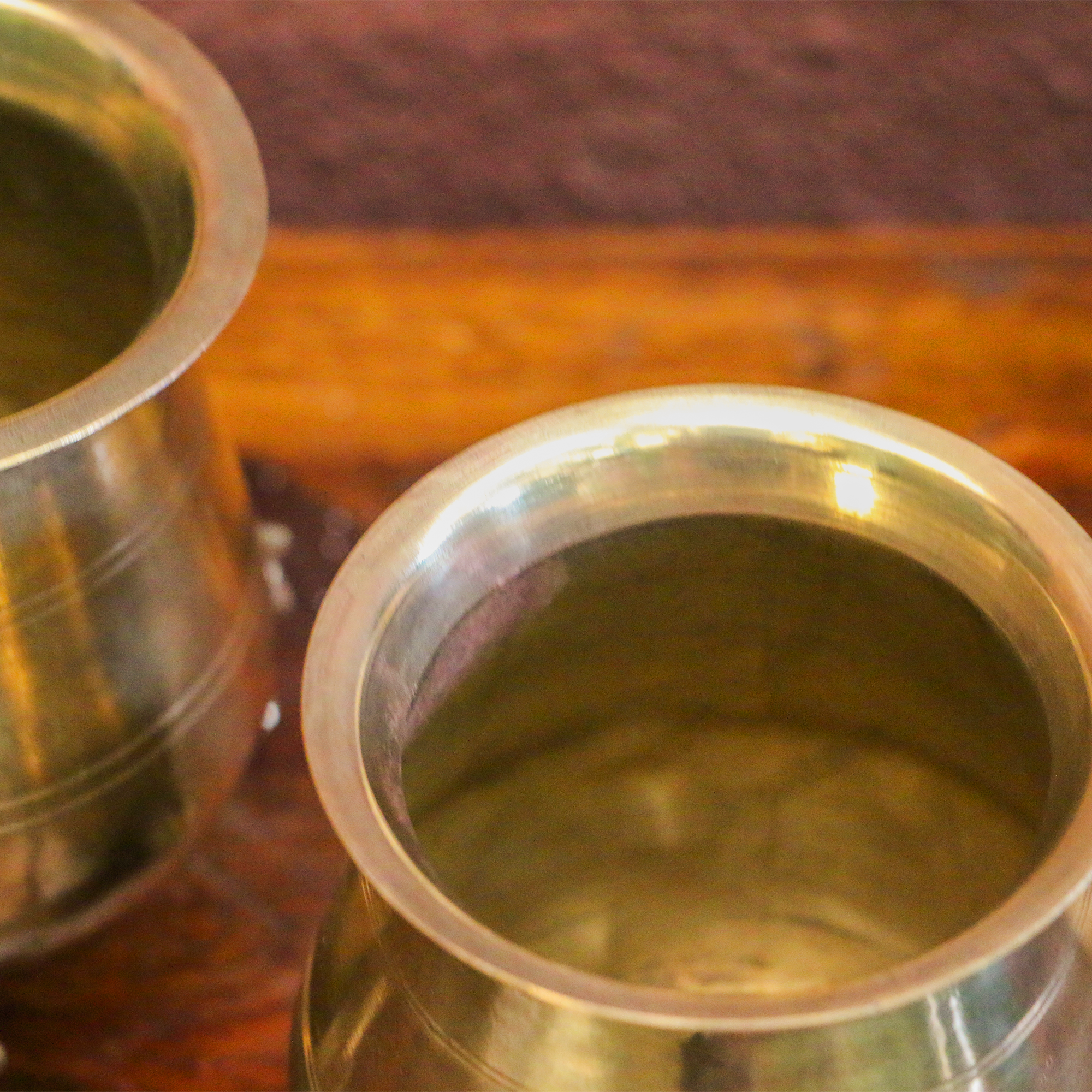 Vintage Brass Lota on Legs